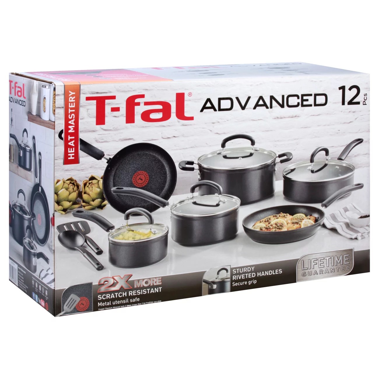 Tfal Advanced Titanium Set Shop Cookware at HEB