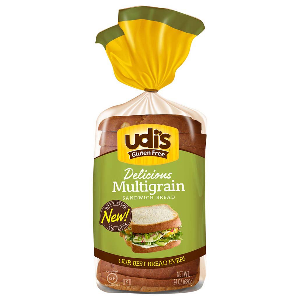 Udi's Gluten Free Multigrain Sandwich Bread Shop Bread & Baked Goods