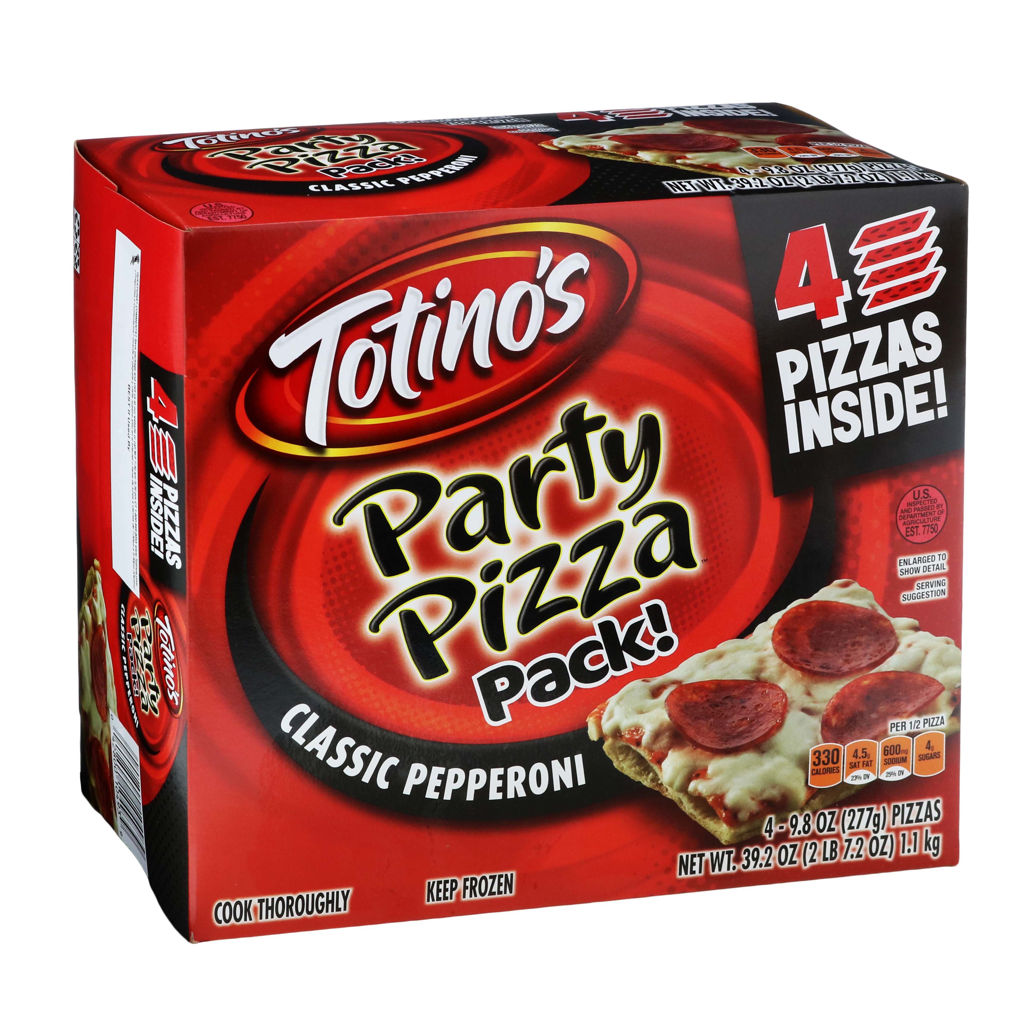 Totino's Classic Pepperoni Party Pizza Pack Shop Pizza at HEB
