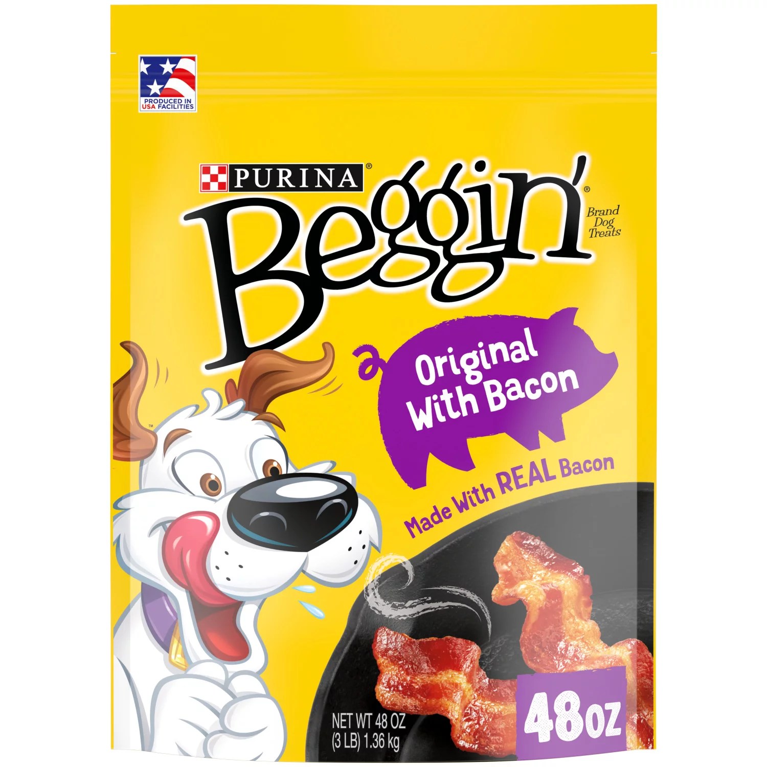 Purina Beggin' Strips Original with Bacon Dog Treats Shop Dogs at HEB