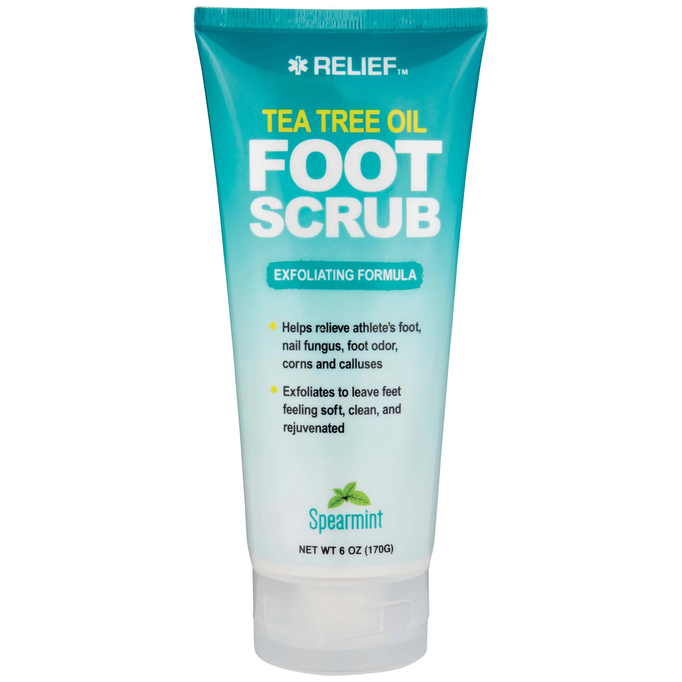 Relief Tea Tree Oil Spearmint Foot Scrub Shop Foot Care at HEB