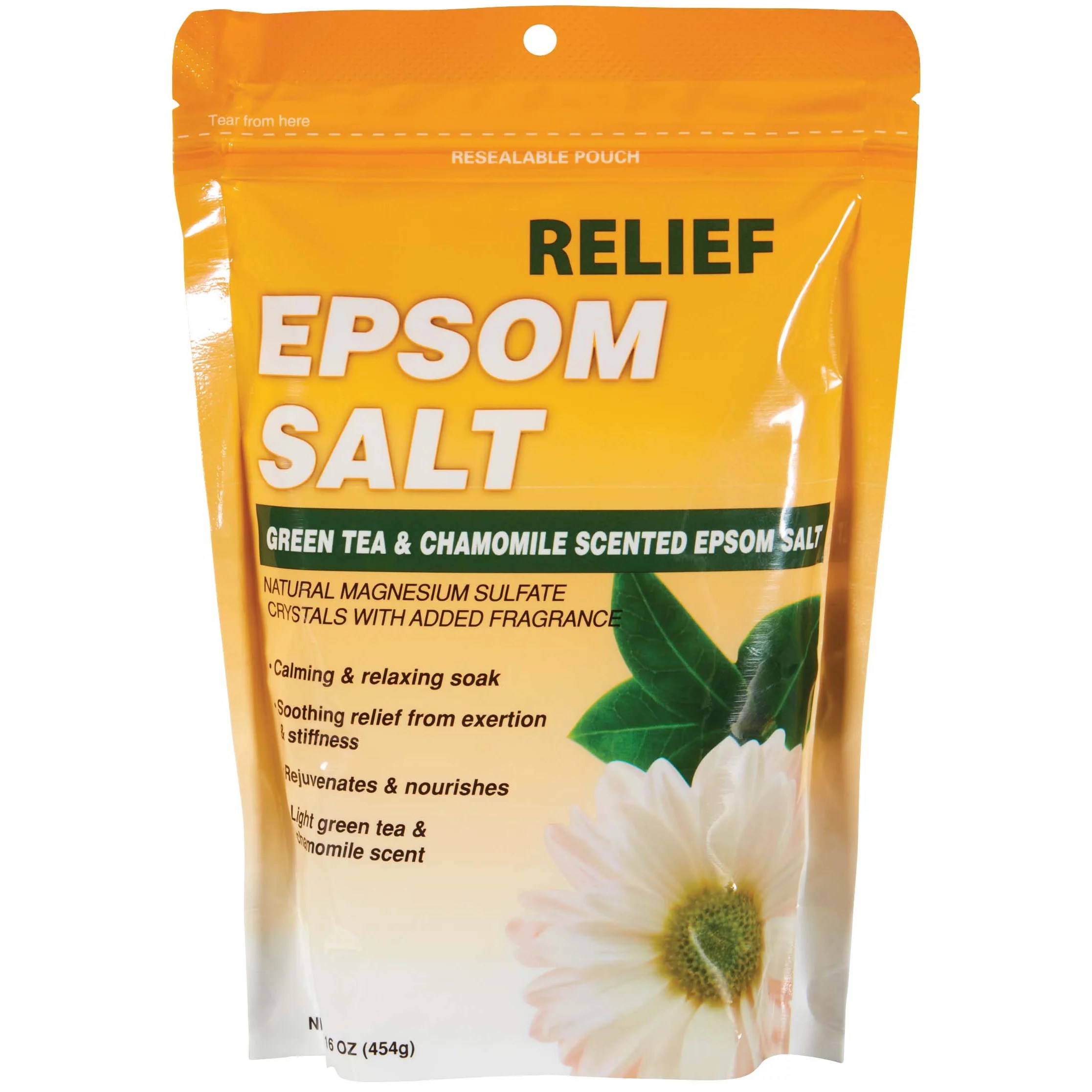 Relief Epsom Salt Green Tea & Chamomile Scent Shop Bubble Bath