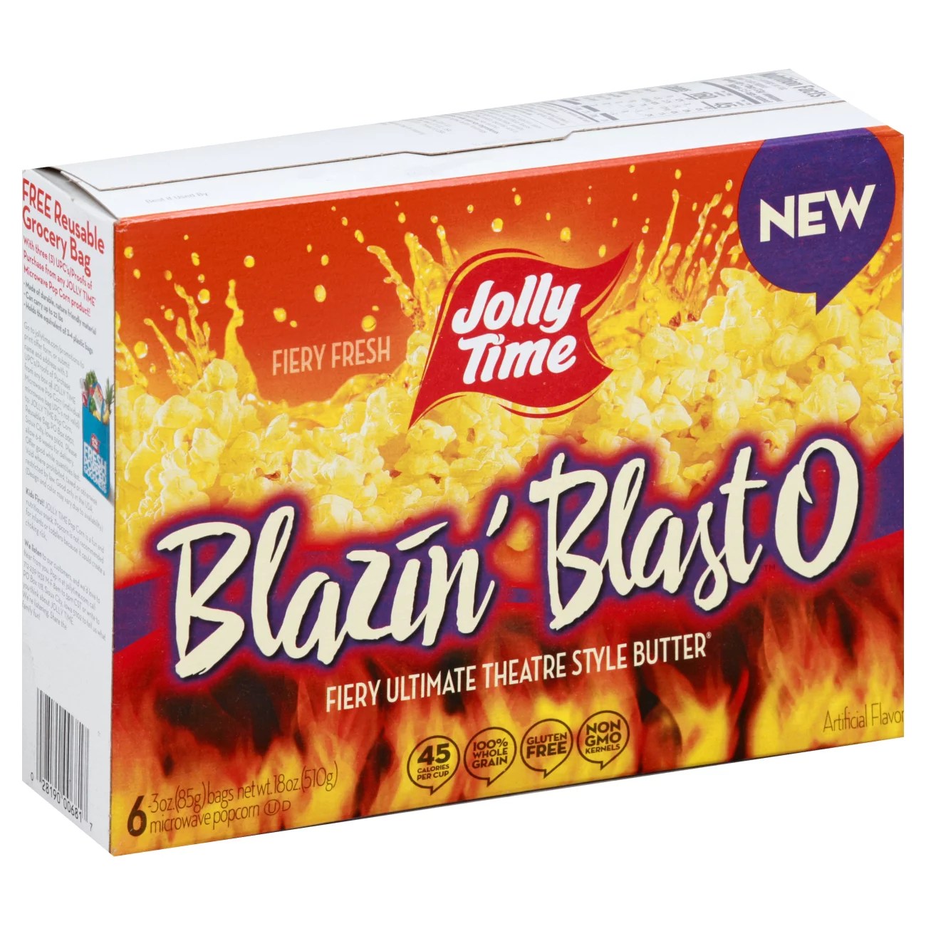 Jolly Time Microwave Popcorn Blazin' Blast O Shop Popcorn at HEB