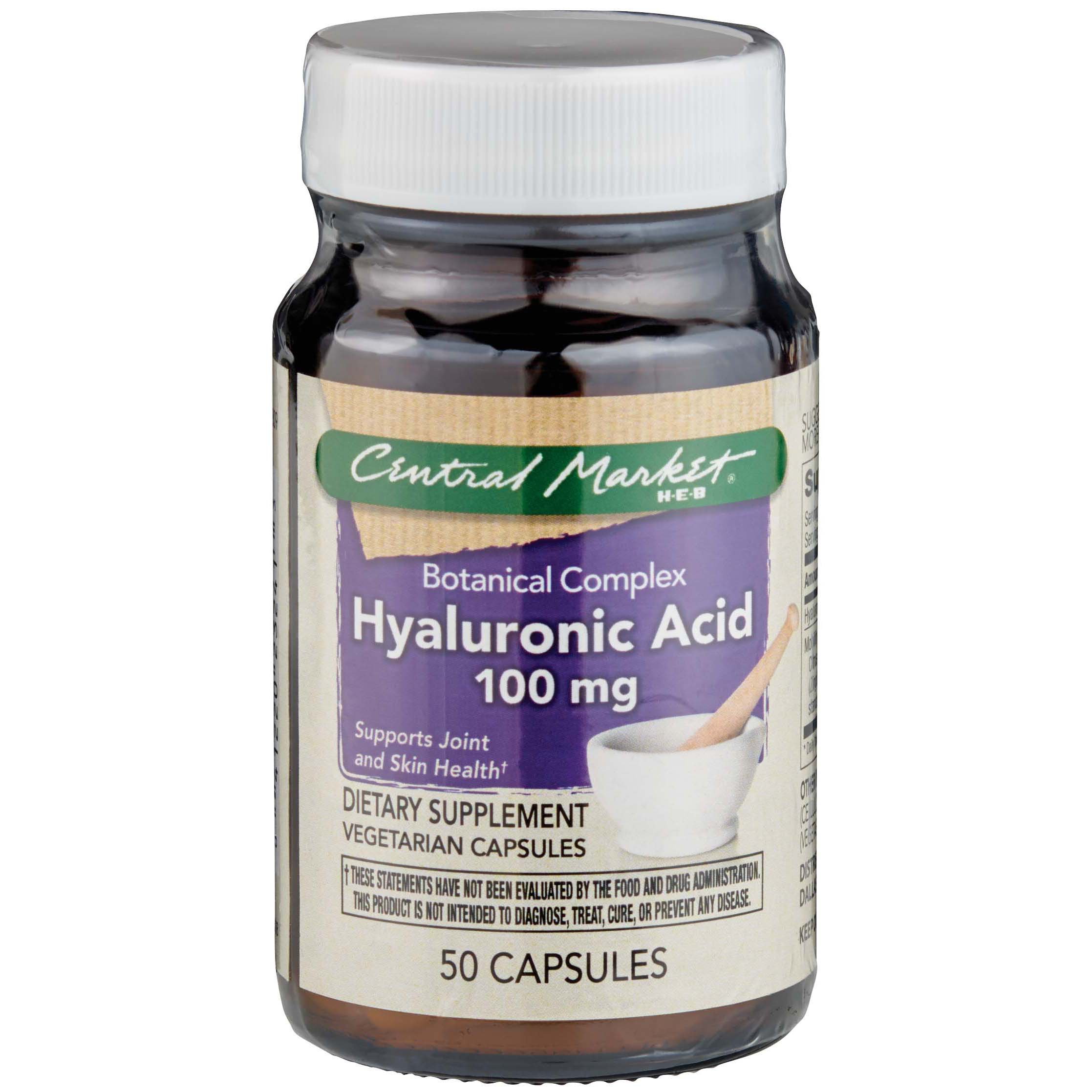 Central Market Hyaluronic Acid 100 mg Capsules Shop Muscle & Joint