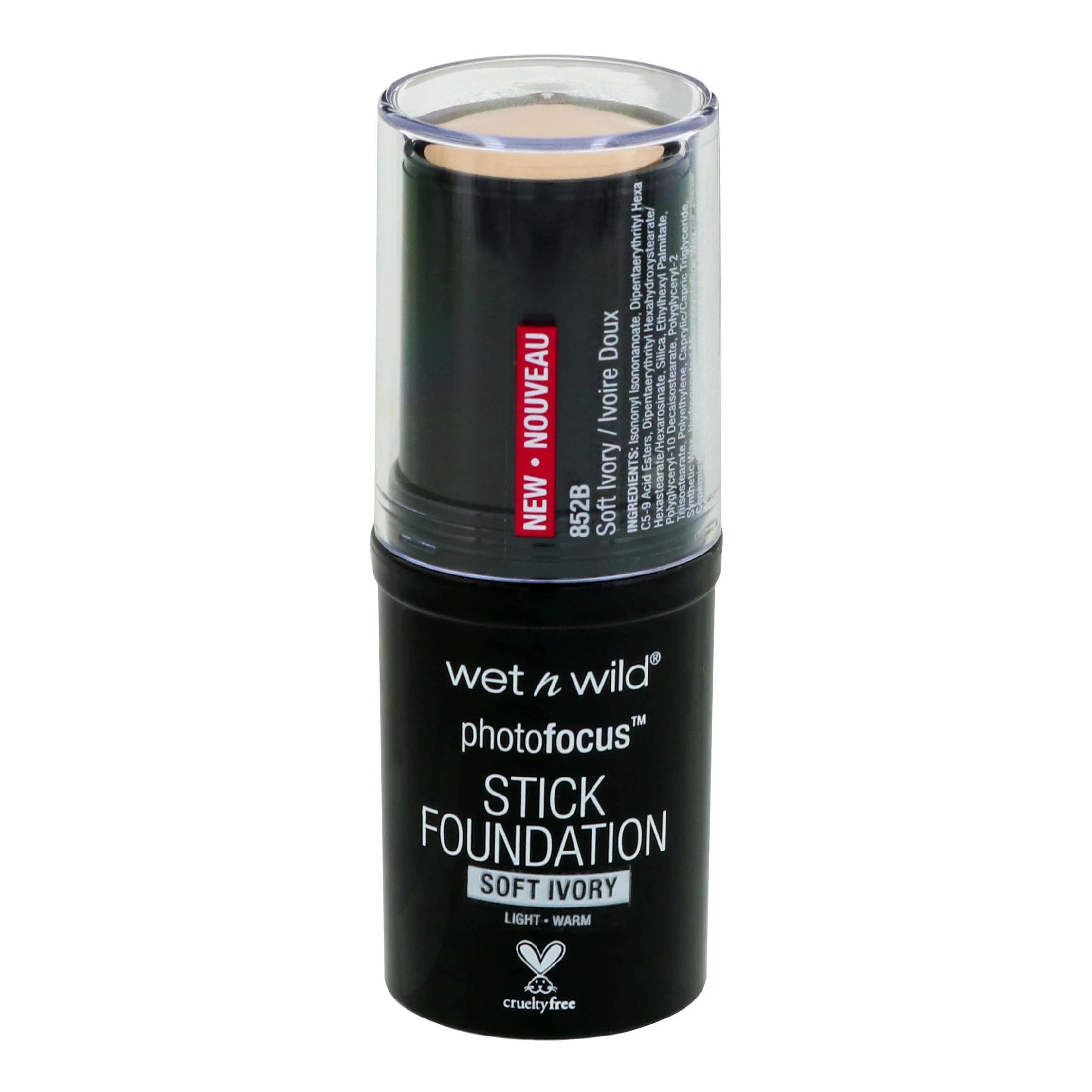 Wet n Wild Photo Focus Stick Foundation Shell Ivory Shop Face at HEB