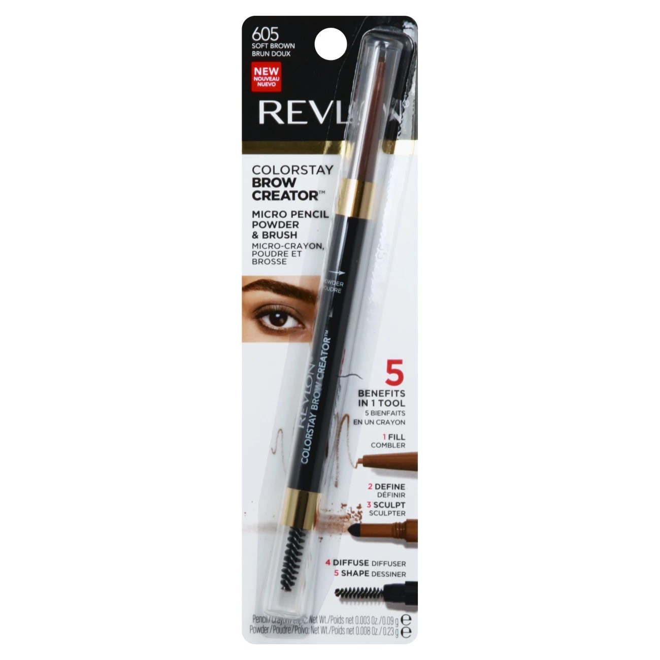 Revlon ColorStay Brow Creator Soft Brown Shop Eyes at HEB