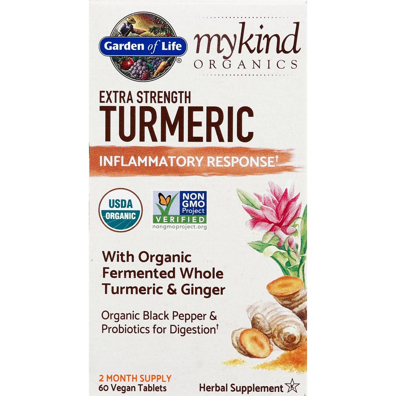 Garden of Life My Kind Organic Extra Strength Turmeric Shop Vitamins