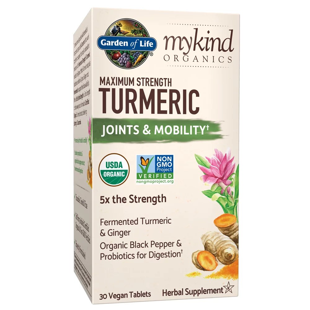 Garden of Life My Kind Organic Maximum Strength Turmeric Tablets Shop