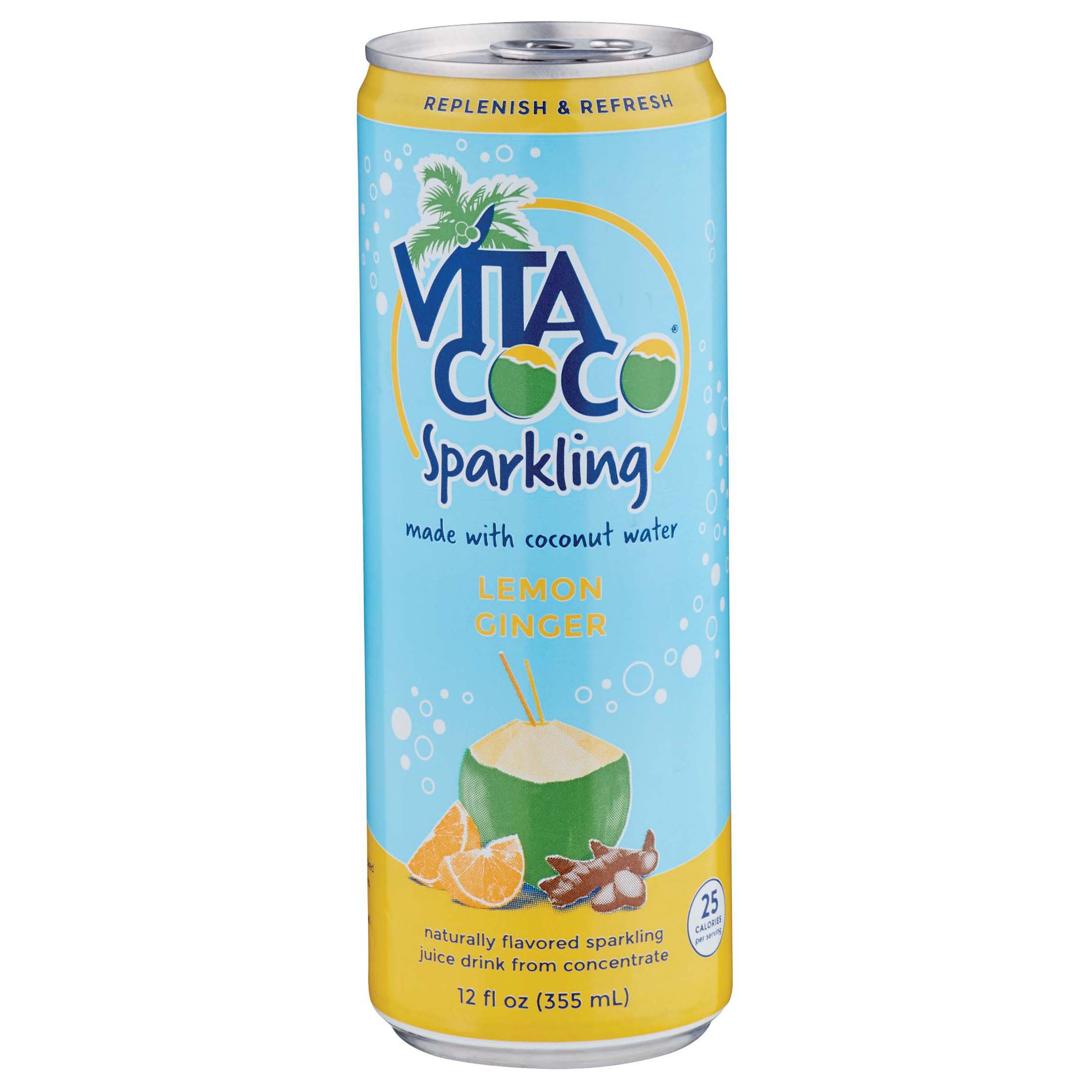 Vita Coco Sparkling Lemon Ginger Coconut Water Shop Coconut Water at