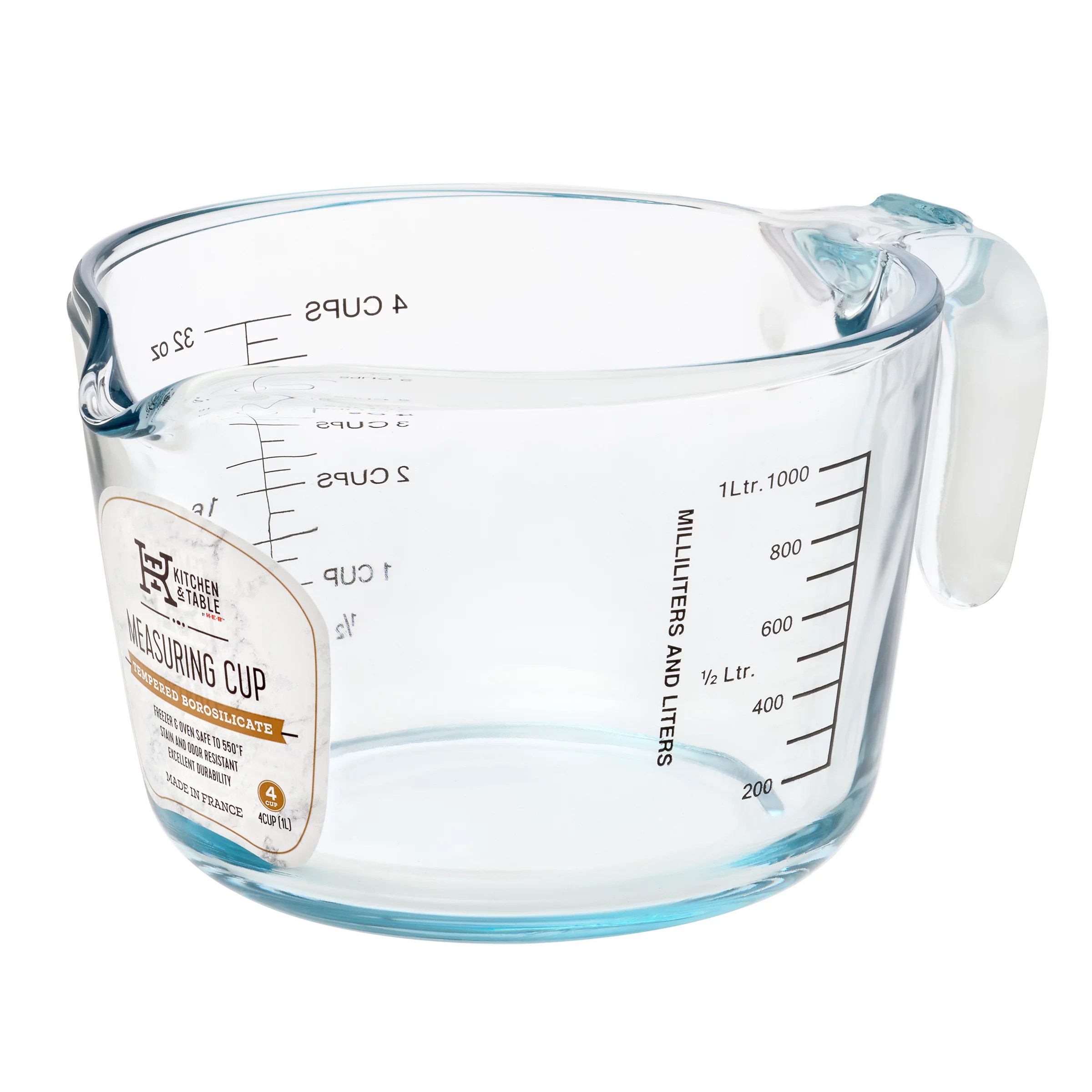 Kitchen & Table Borosilicate Measuring Cup Shop Bakeware at HEB