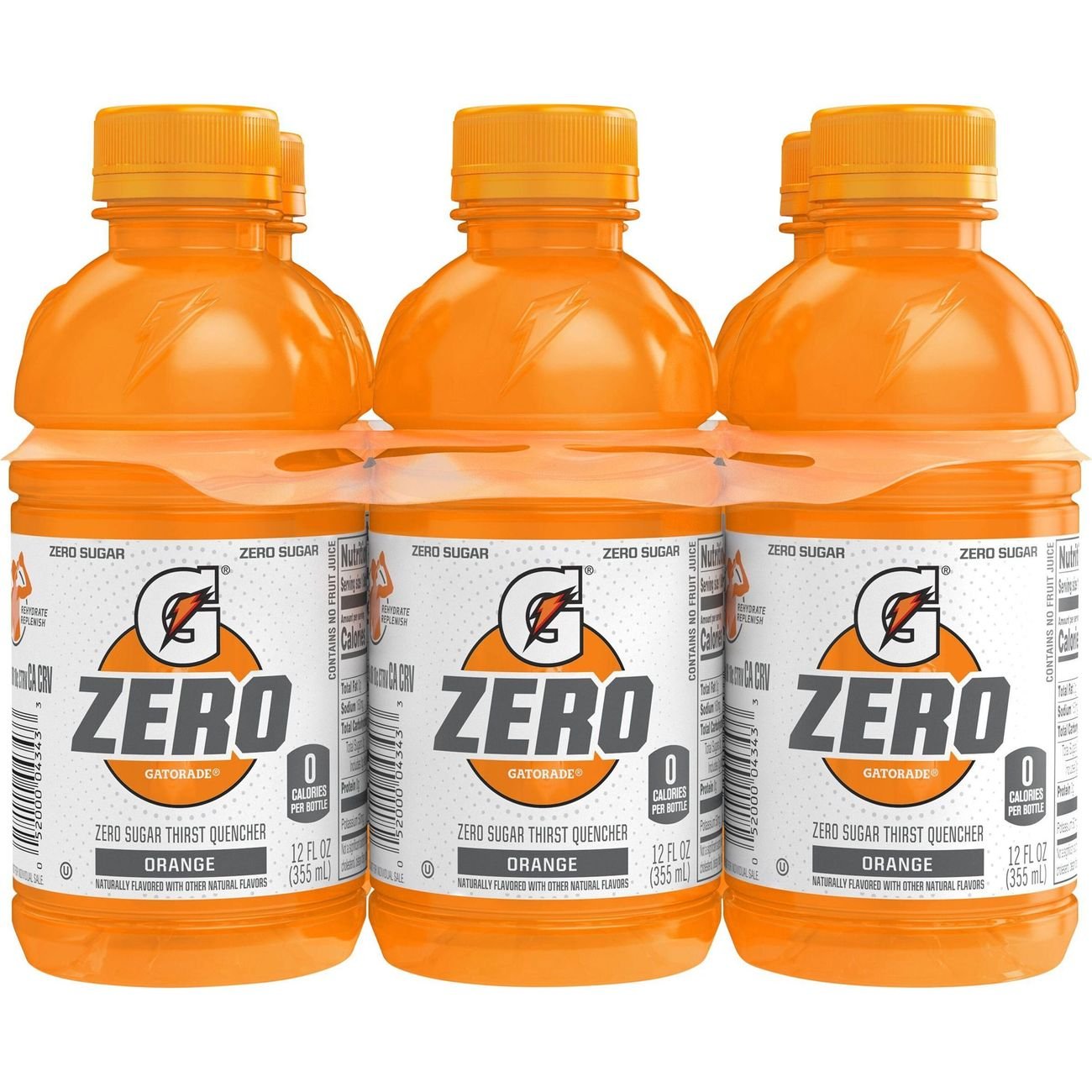 Gatorade Zero Orange Thirst Quencher 12 oz Bottles Shop Sports