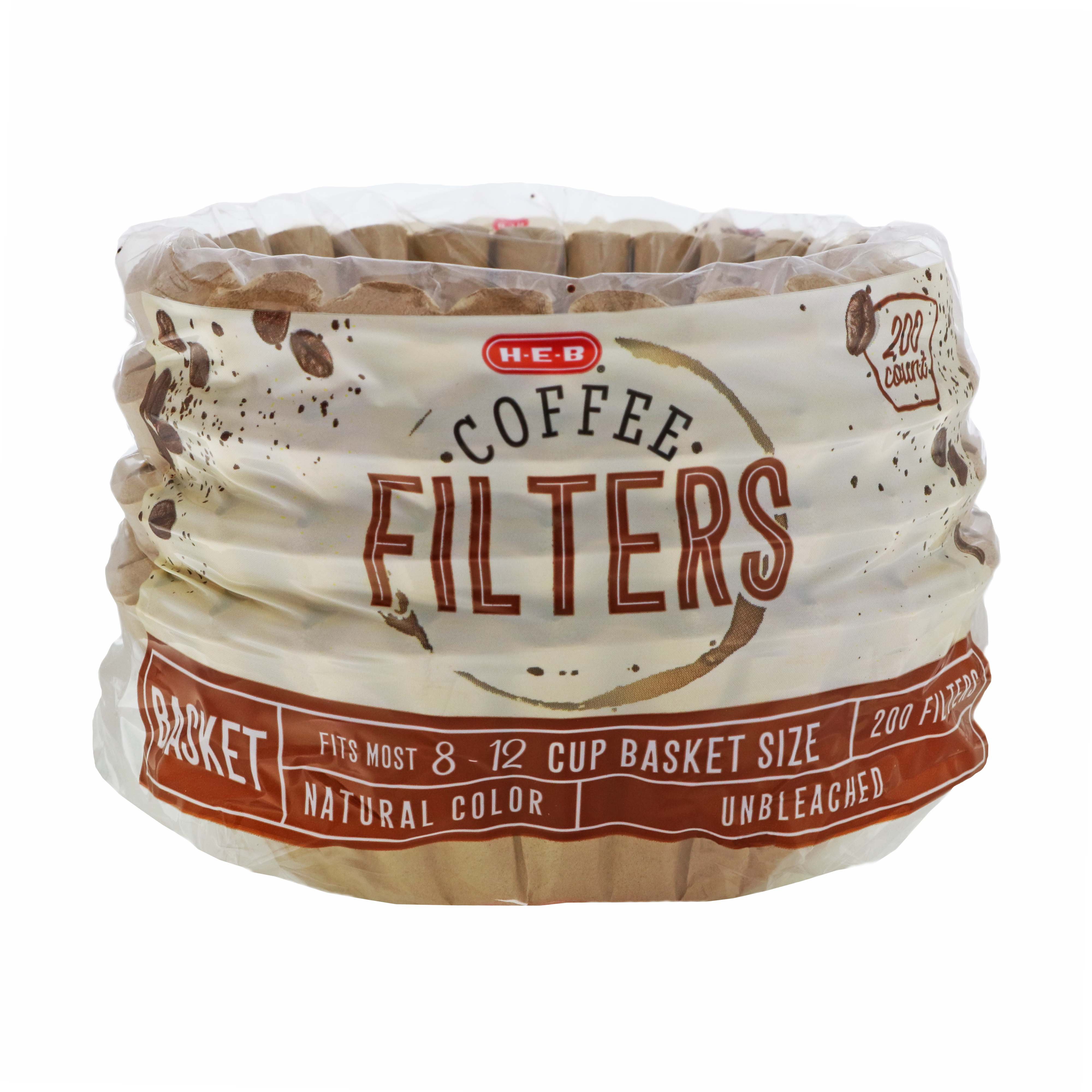 HEB Basket Coffee Filter Natural Shop Coffee Filters at HEB