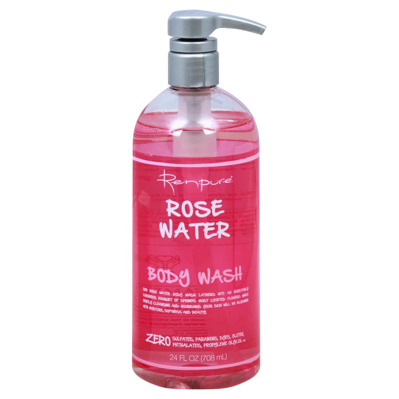 Renpure Rose Water Body Wash Shop Cleansers & Soaps at HEB