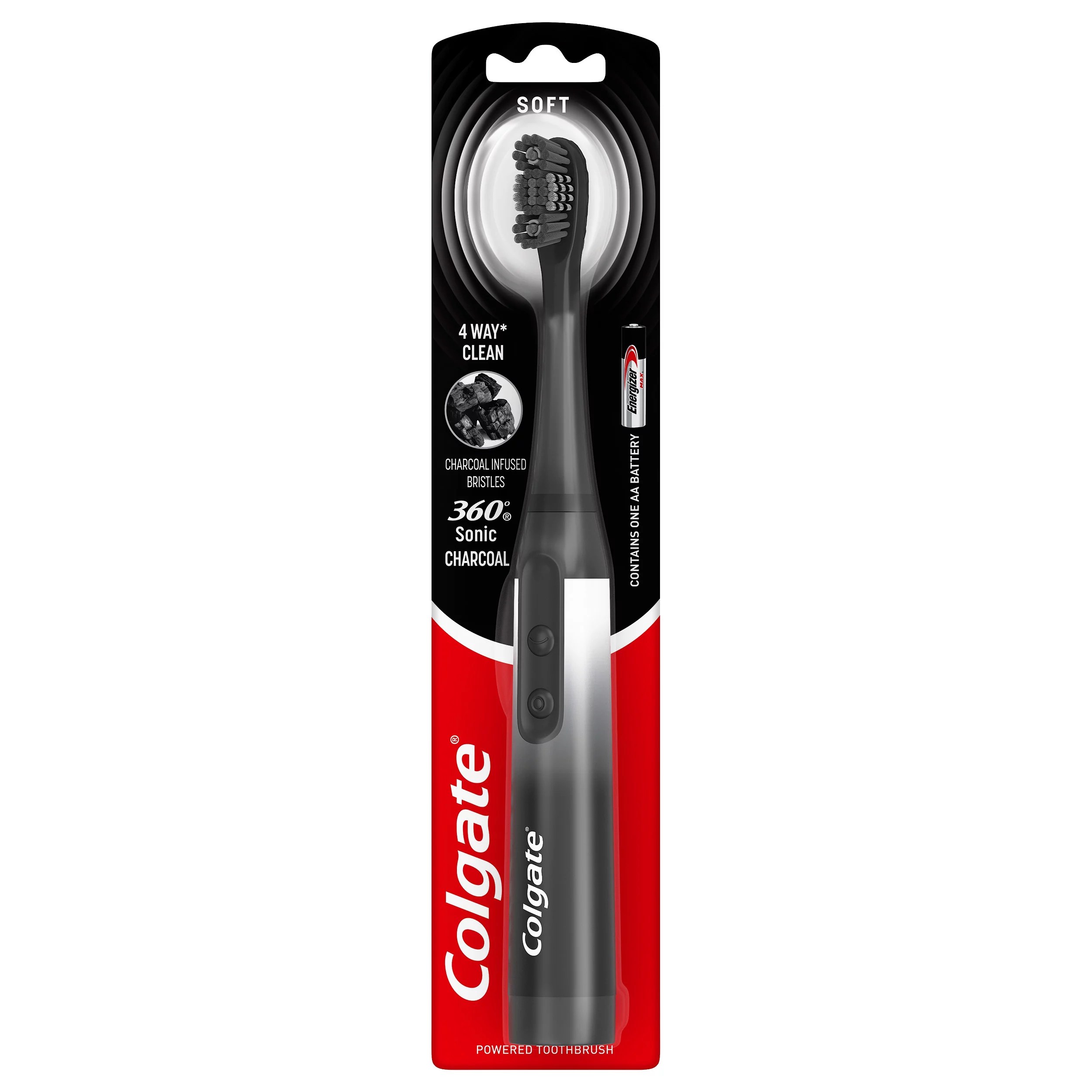 Colgate 360 Charcoal Anthracite Soft Power Toothbrush Shop