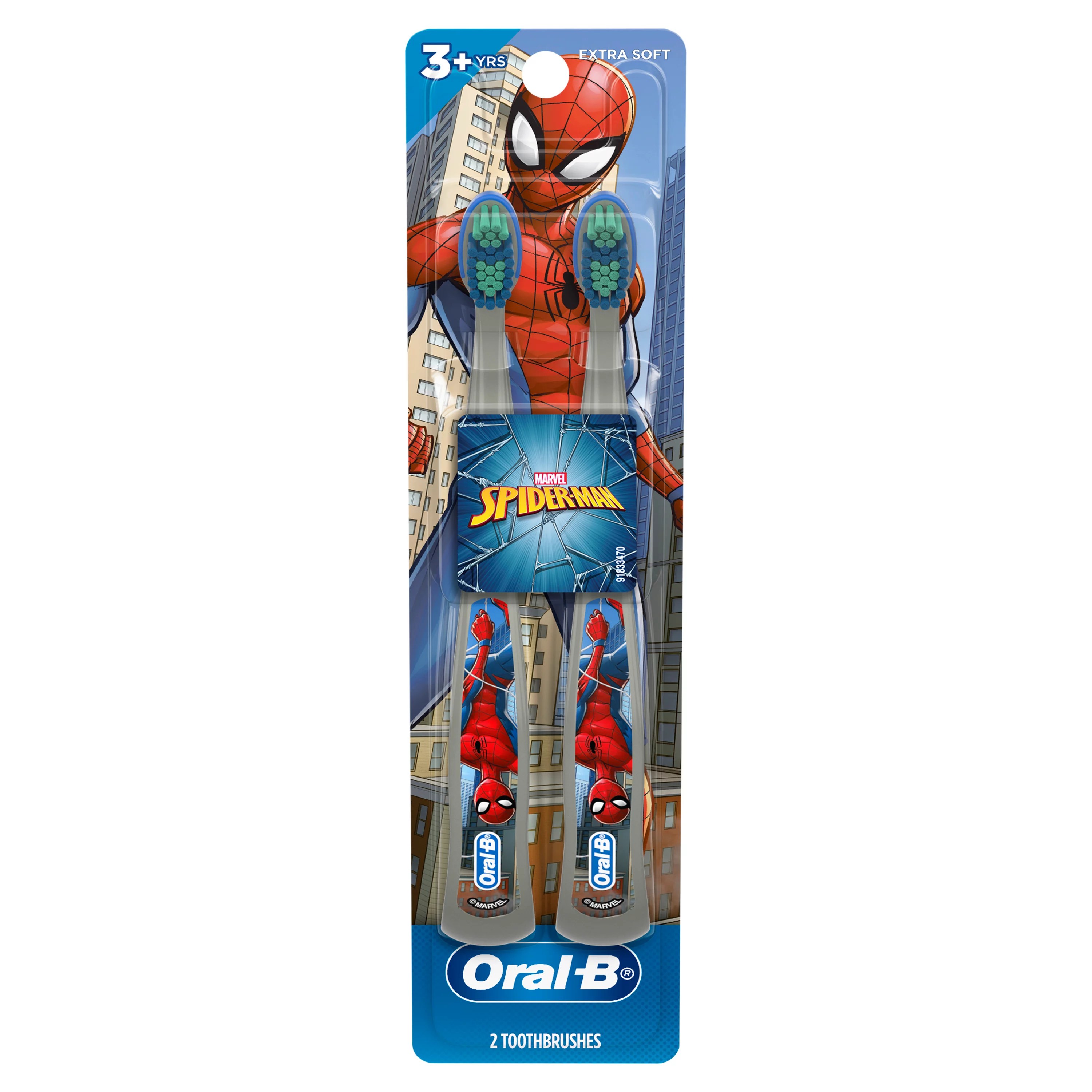 OralB Kids Soft Toothbrush Spiderman Stage3 Shop Toothbrushes at HEB