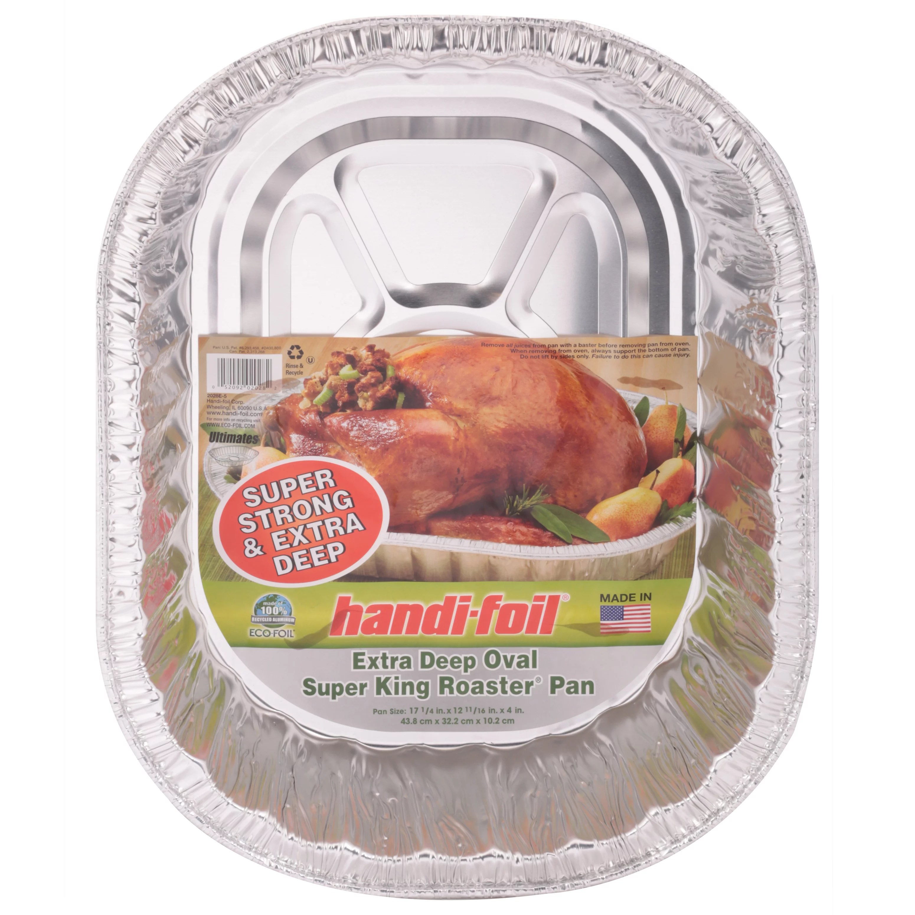 HandiFoil Extra Deep Oval Super King Roaster Shop Bakeware at HEB