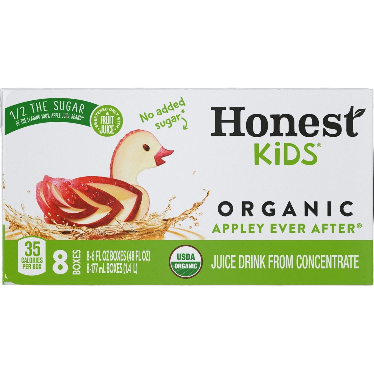 Honest Kids Apple Organic Juice Drink 6 oz Boxes Shop Juice at HEB