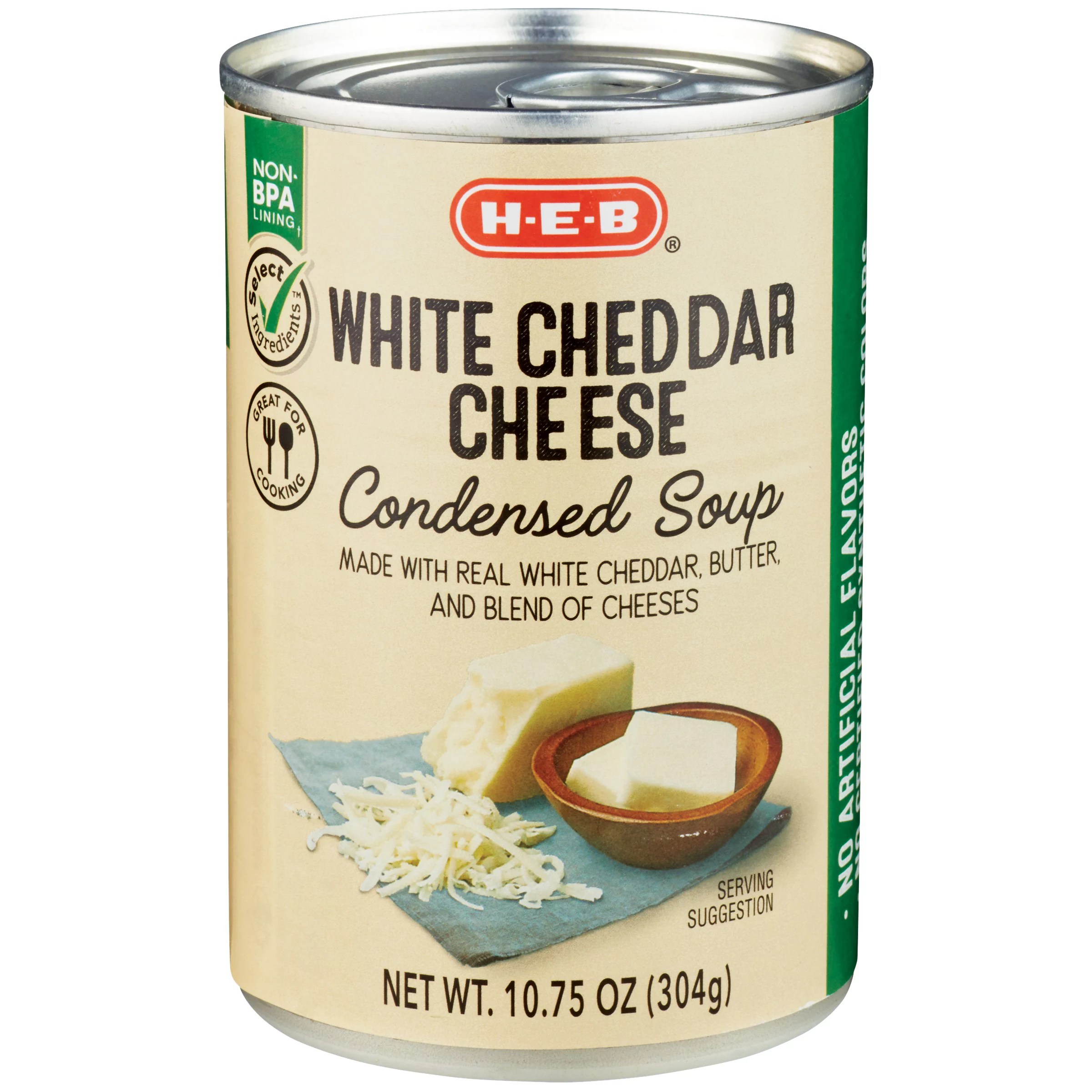 HEB Select Ingredients White Cheddar Cheese Condensed Soup Shop