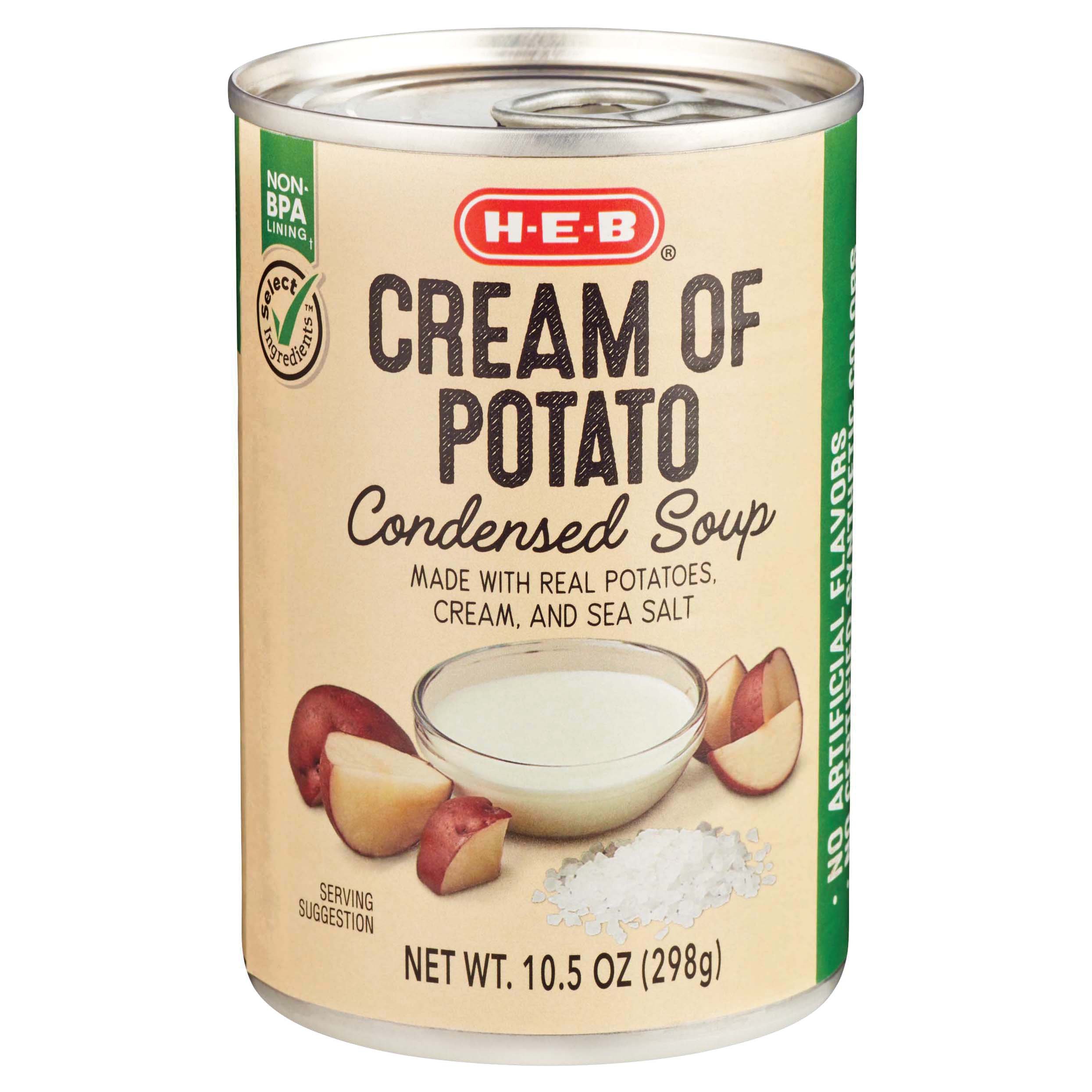 HEB Select Ingredients Cream of Potato Condensed Soup Shop Soups