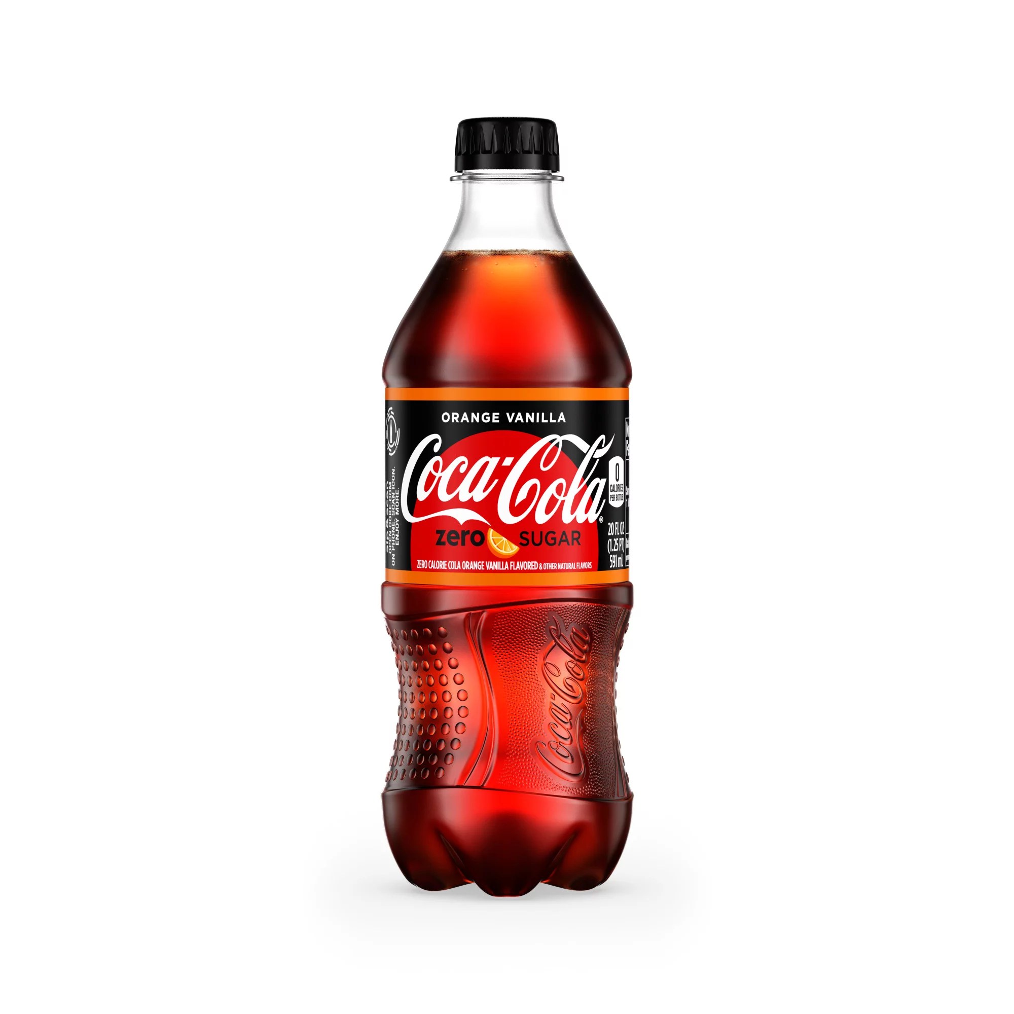 CocaCola Orange Vanilla Zero Sugar Coke Shop Soda at HEB
