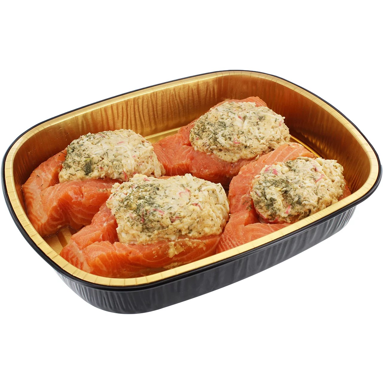 HEB Meal Simple Seafood Stuffed Salmon Value Pack Shop Entrees