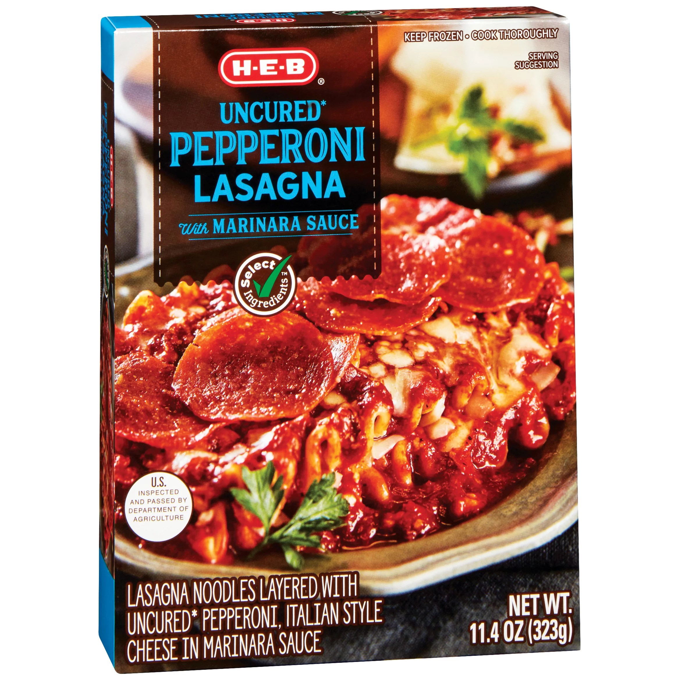 HEB Select Ingredients Pepperoni Lasagna Shop Entrees & Sides at HEB