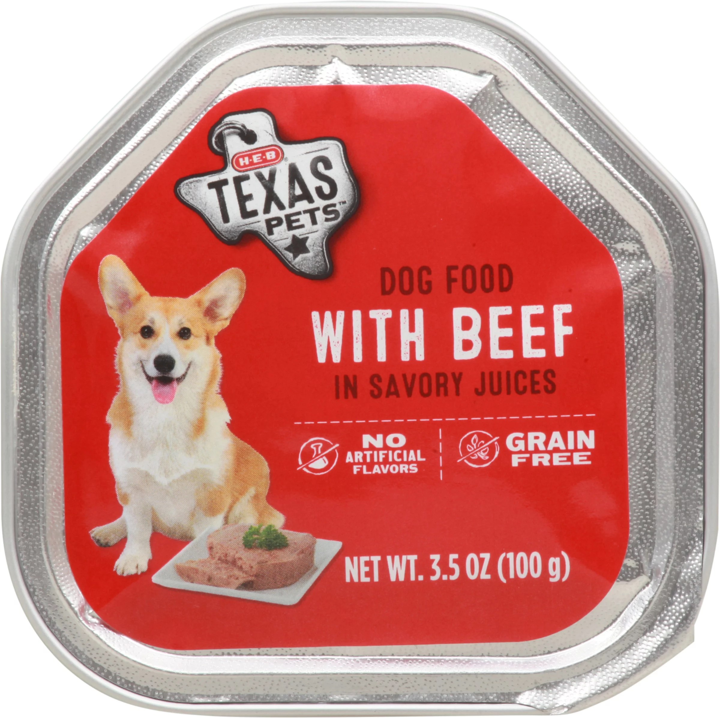 HEB Texas Pets Beef in Savory Juices Wet Dog Food Shop Food at HEB