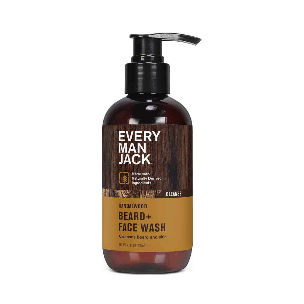 Every Man Jack Sandalwood Beard And Face Wash Shop Shaving & Hair