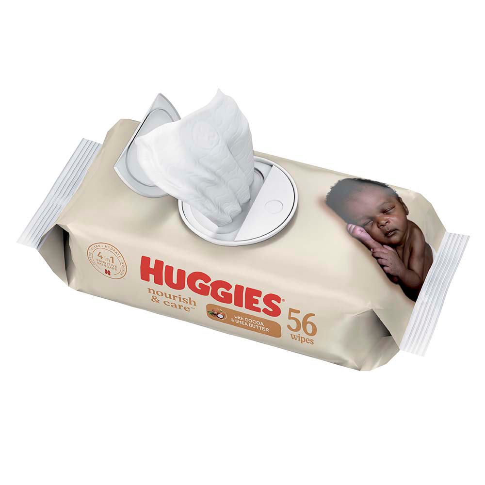 Huggies Nourish & Care Baby Wipes with Cocoa & Shea Butter Shop Baby