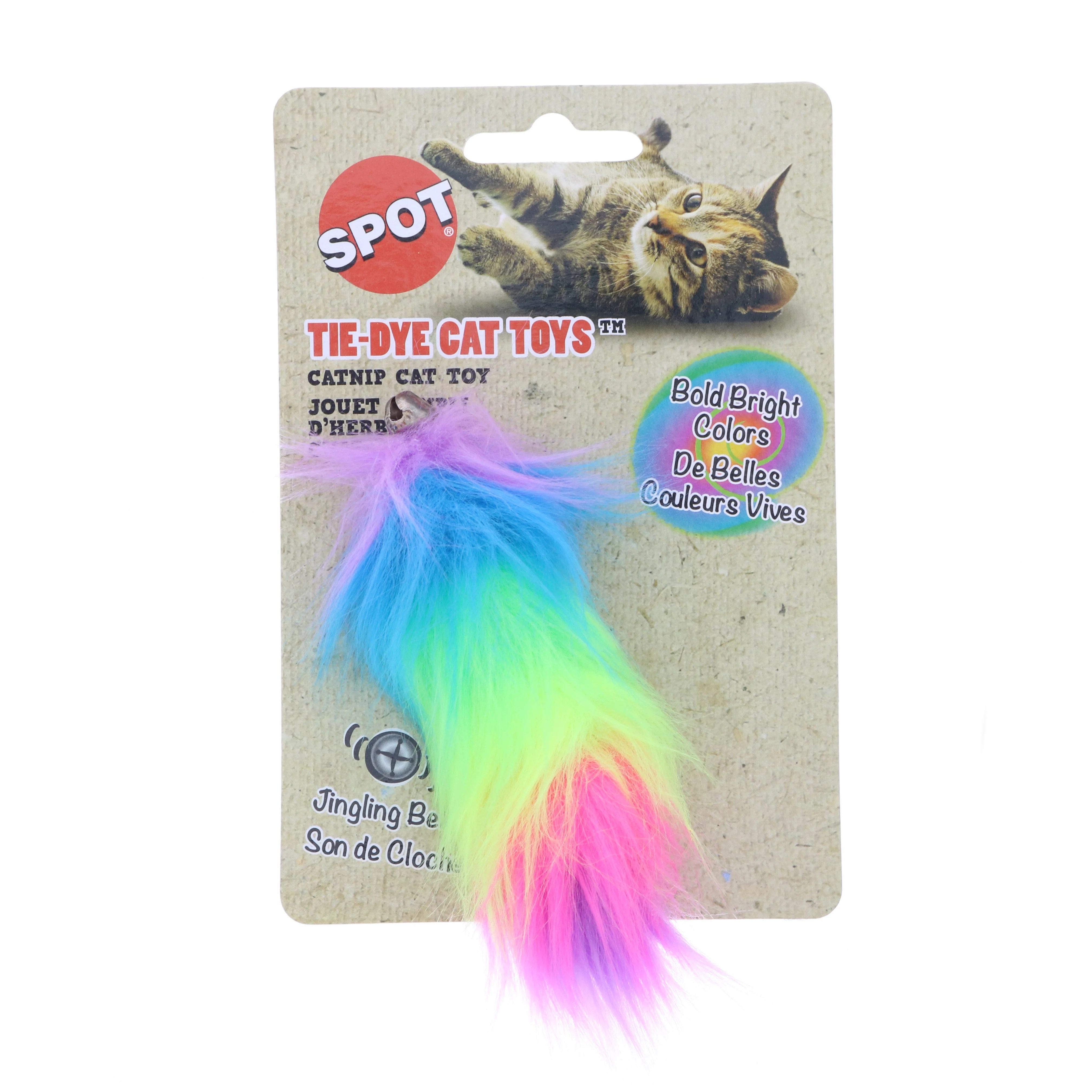 Spot Tie Dye Catnip Cat Toy Shop Cats at HEB