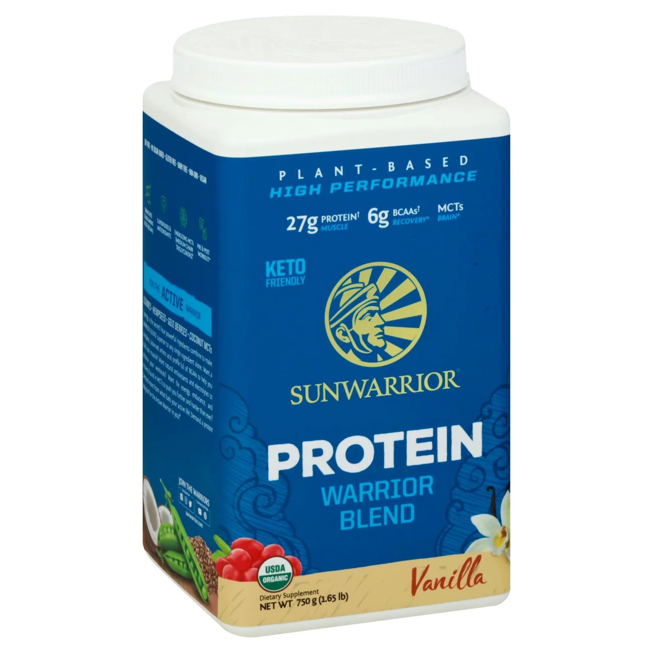Sunwarrior Warrior Blend Vanilla Protein Powder Shop Diet & Fitness