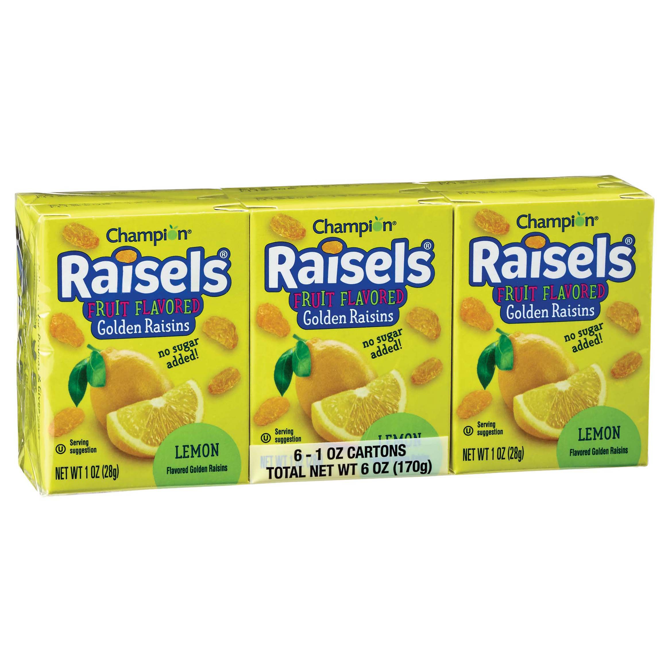 Champion Raisels Fruit Flavor Lemon Golden Raisins Shop Fruit at HEB