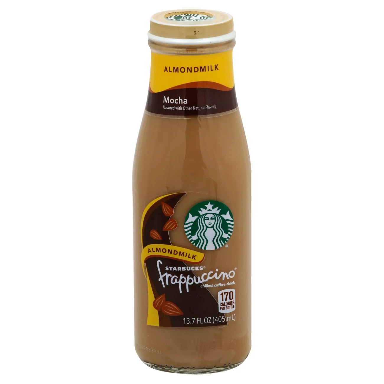 Starbucks Almond Milk Mocha FrappuccinoChilled Coffee Drink Shop