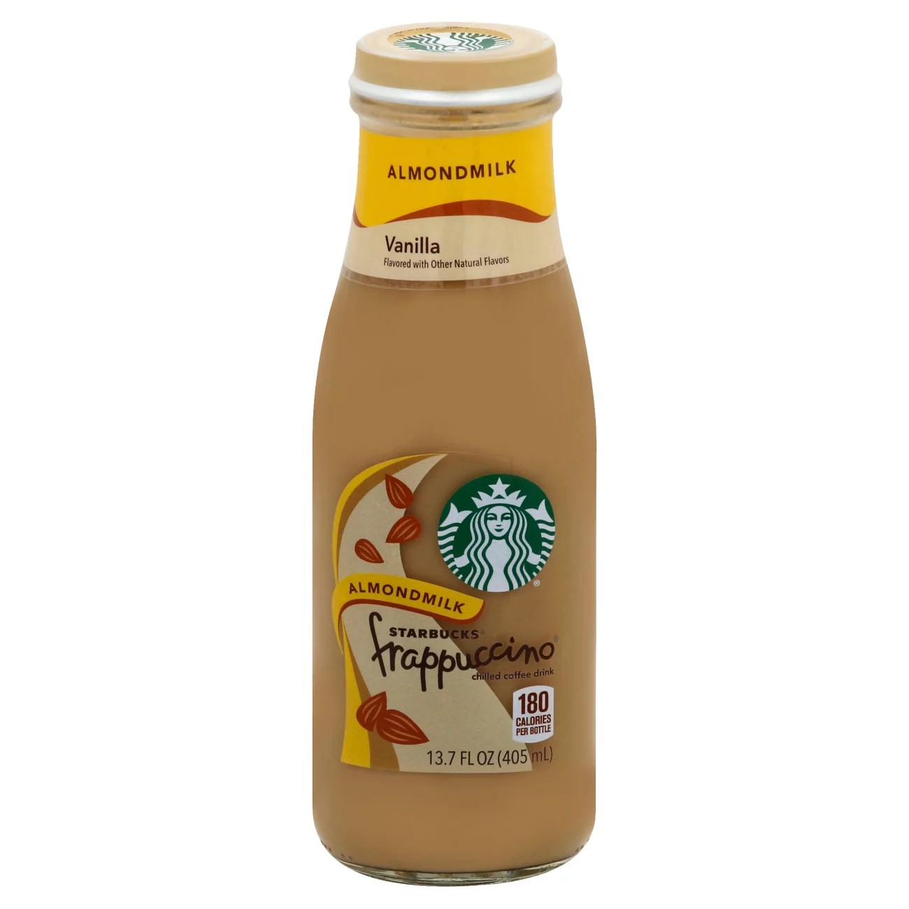 Starbucks Almond Milk Vanilla Frappuccino Chilled Coffee Drink Shop