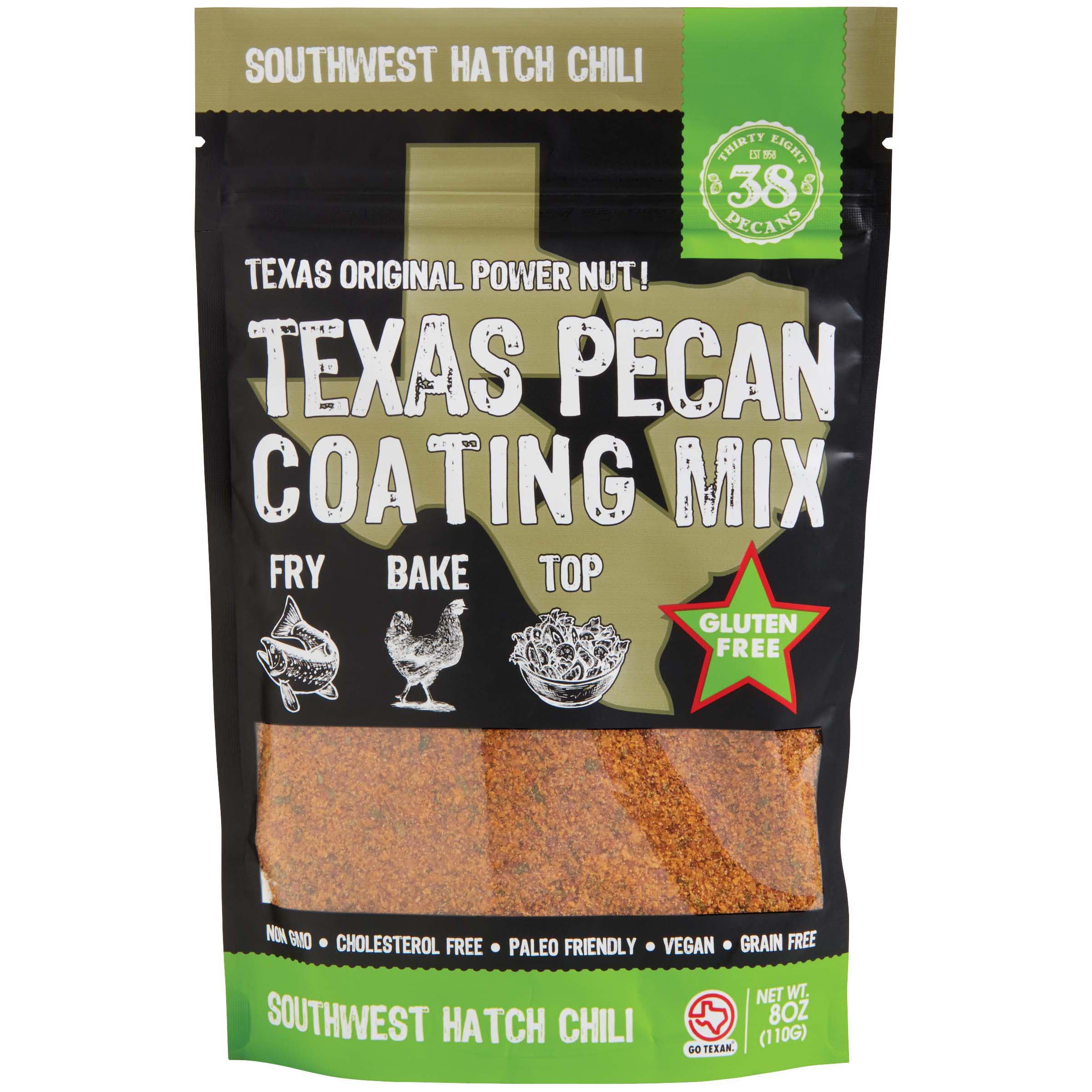 38 Pecans Southwest Hatch Chili Texas Pecan Coating Mix Shop Breading