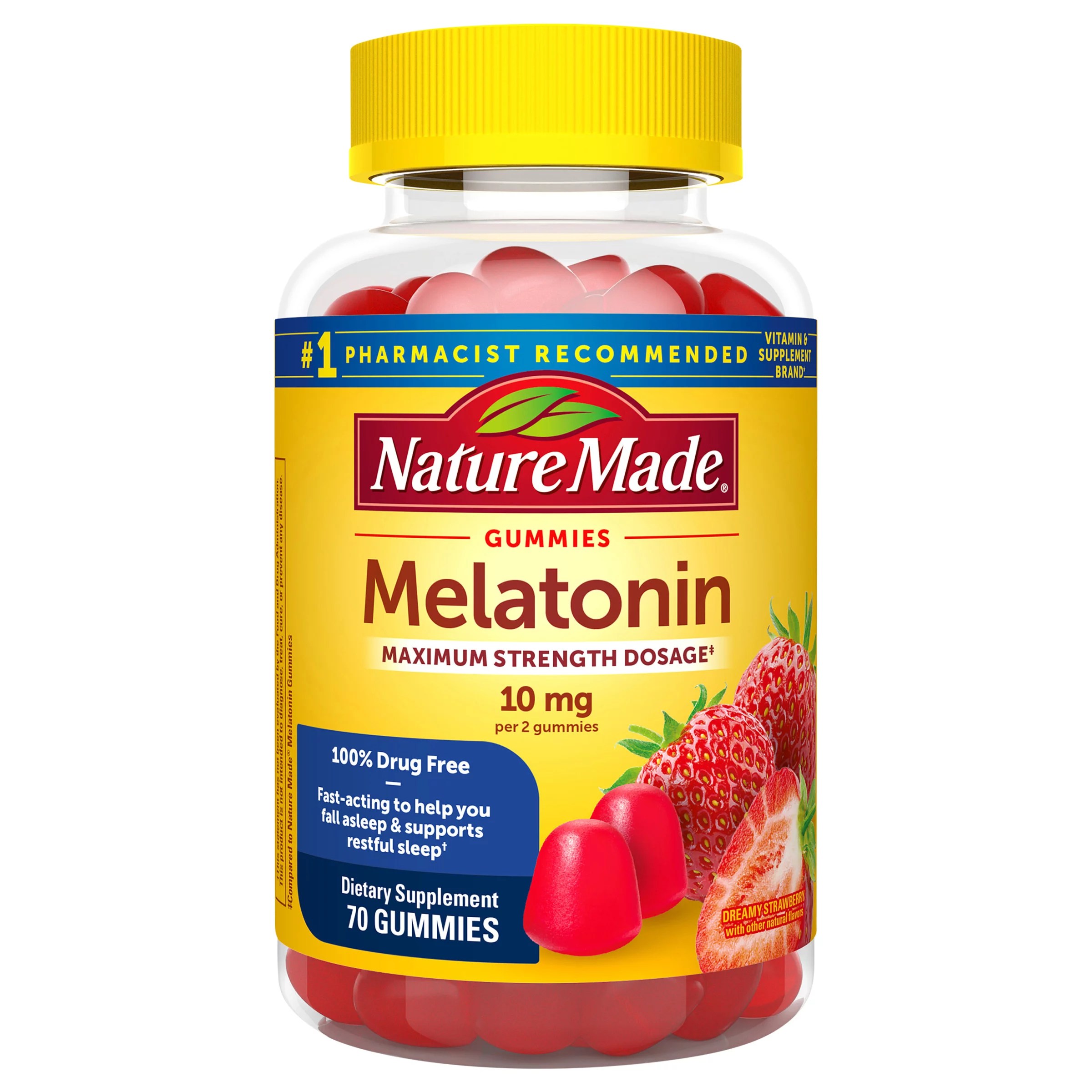 Nature Made Nature Made Melatonin 10MG Gummies Shop Diet & Fitness at