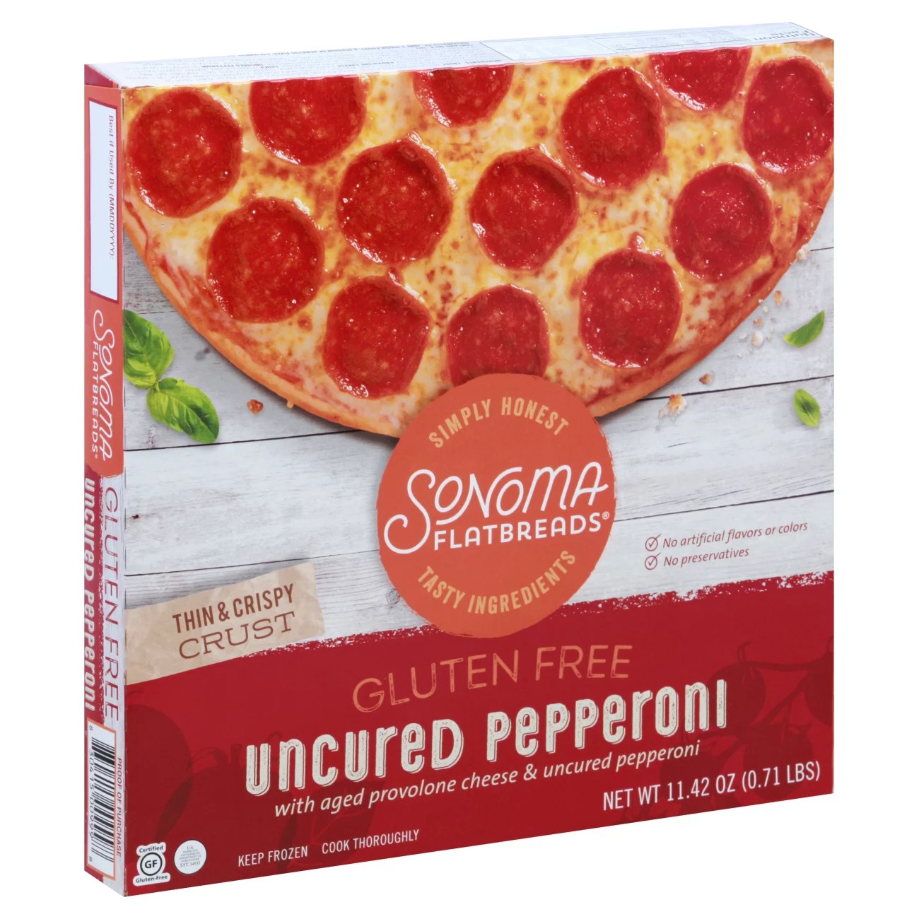 Sonoma Flatbreads Gluten Free Uncured Pepperoni Shop Pizza at HEB