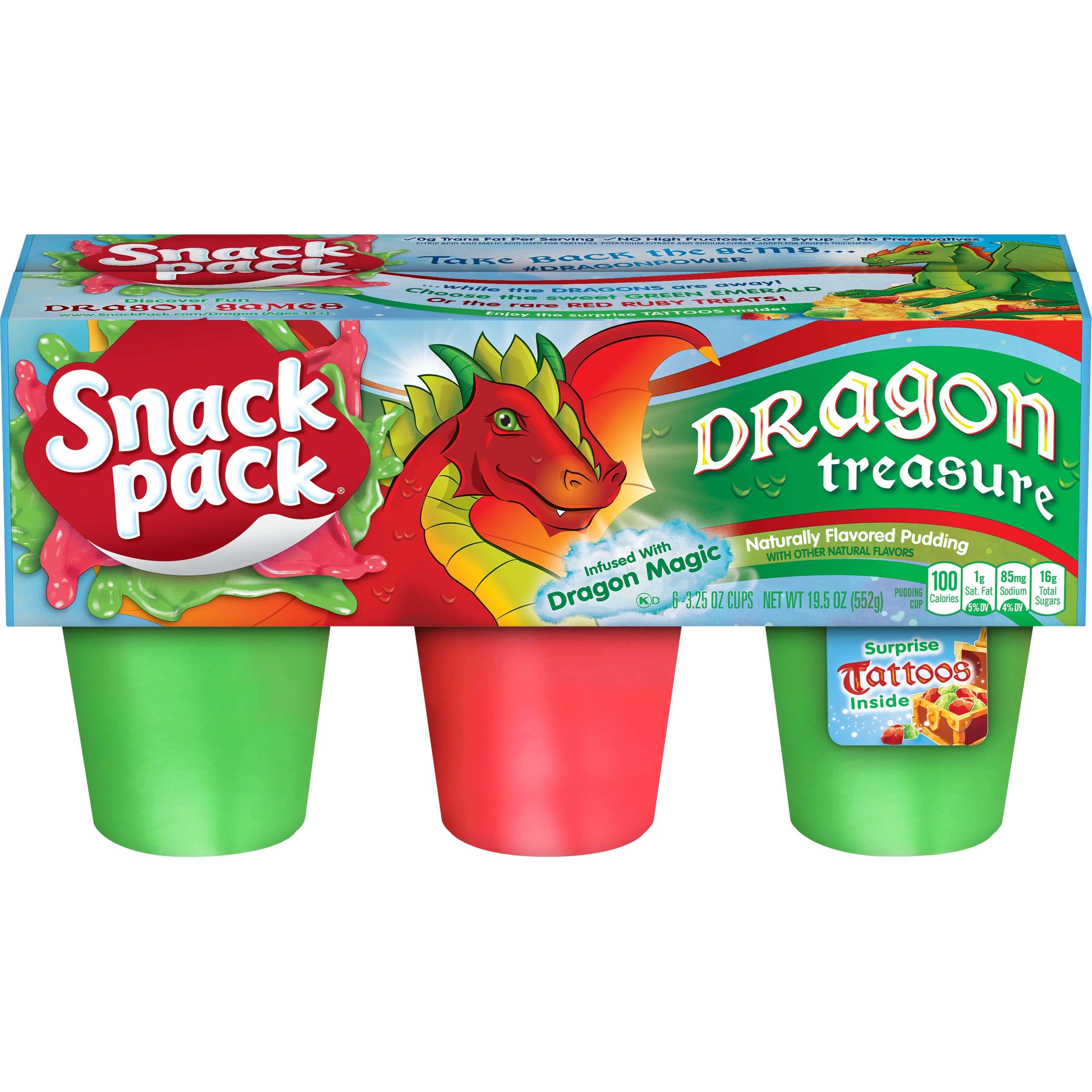 Snack Pack Dragon Treasure Pudding Shop Pudding & Gelatin at HEB
