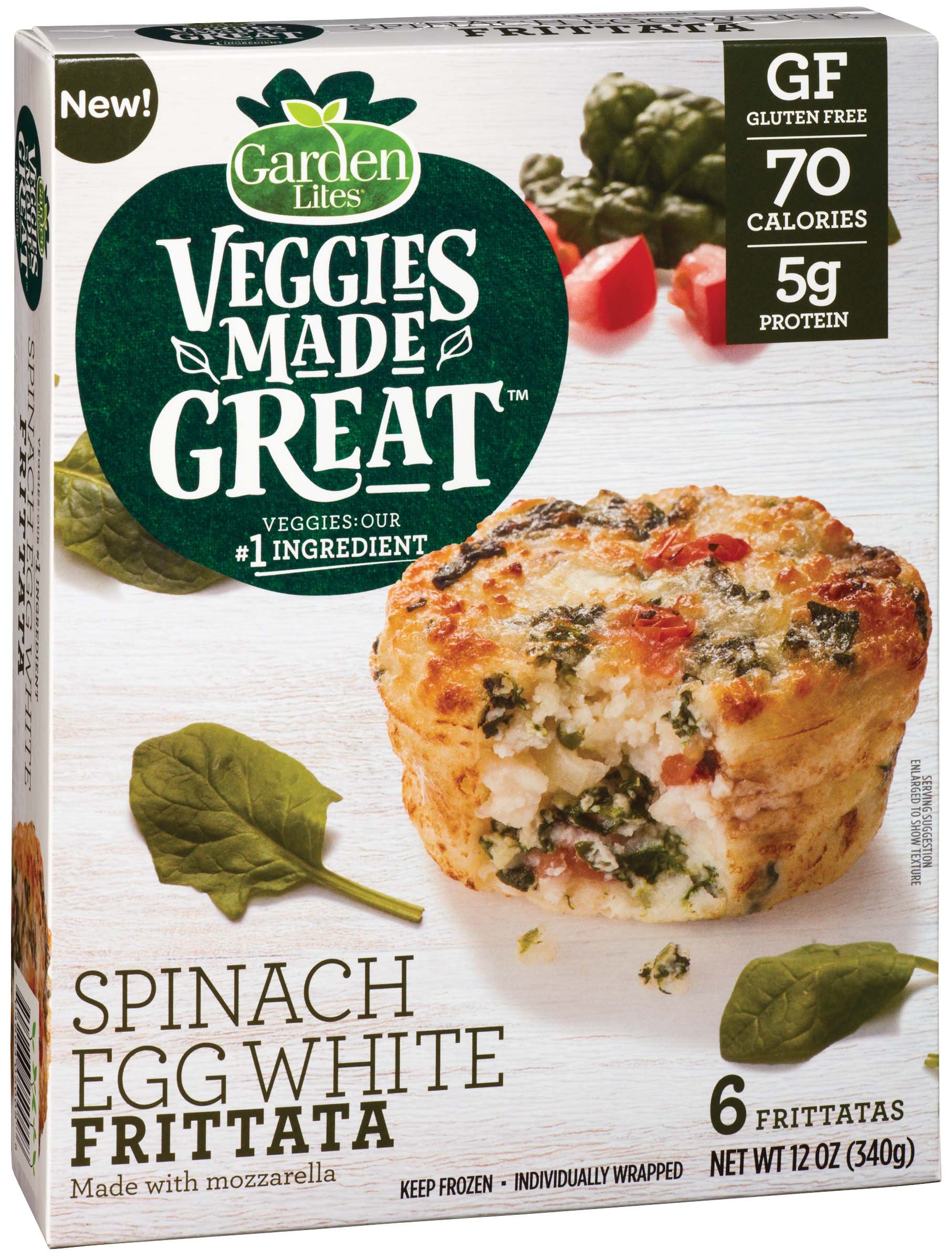 Garden Lites Spinach Egg White Frittata Shop Entrees & Sides at HEB
