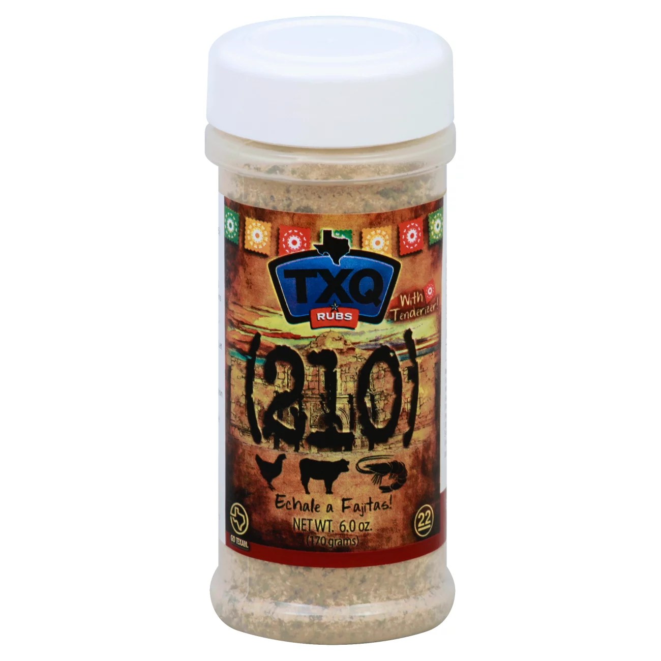 TXQ Rubs 210 Fajita Rub Seasoning Shop Spices & Seasonings at HEB
