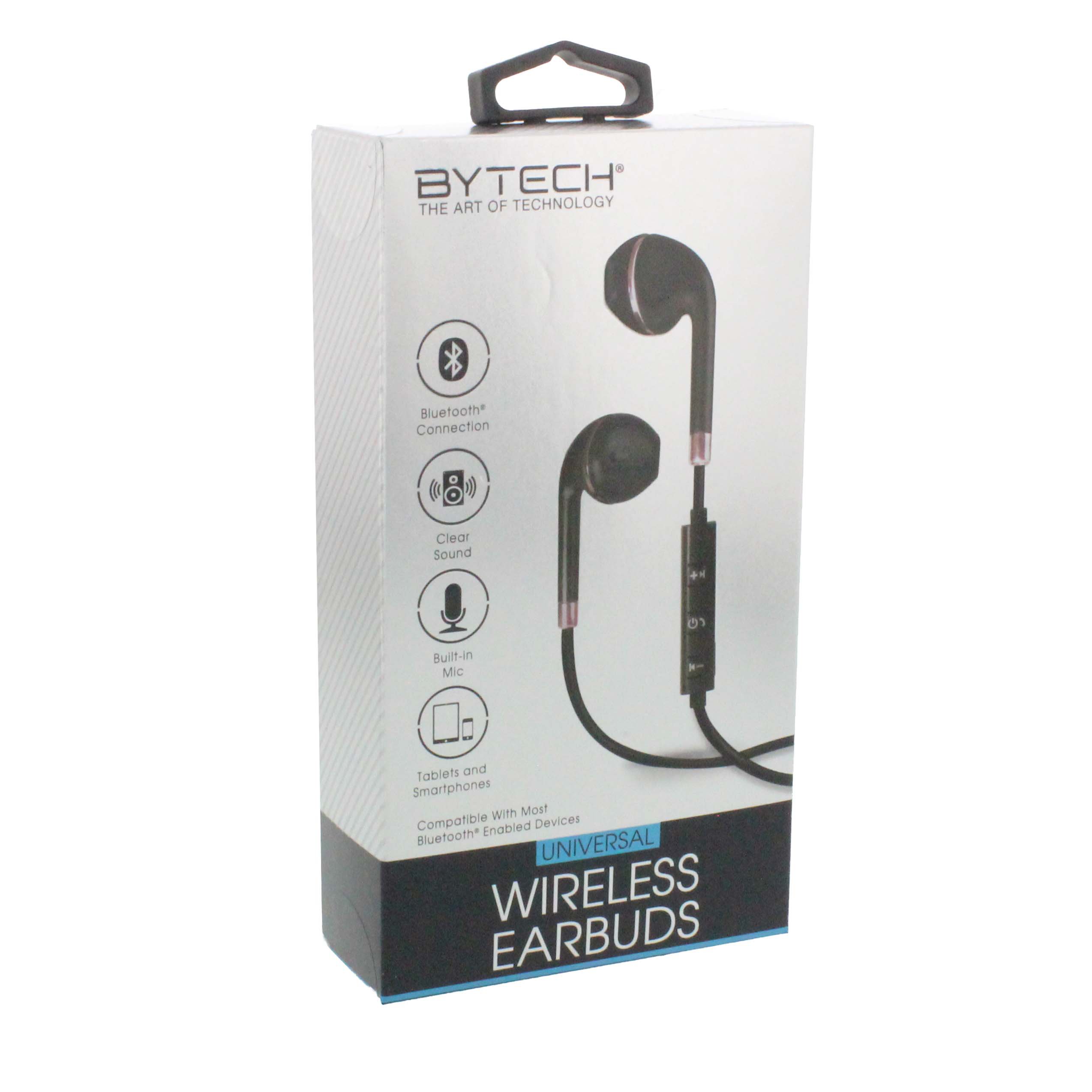 Bytech Universal Bluetooth InEar Earbuds with Microphone Shop Audio