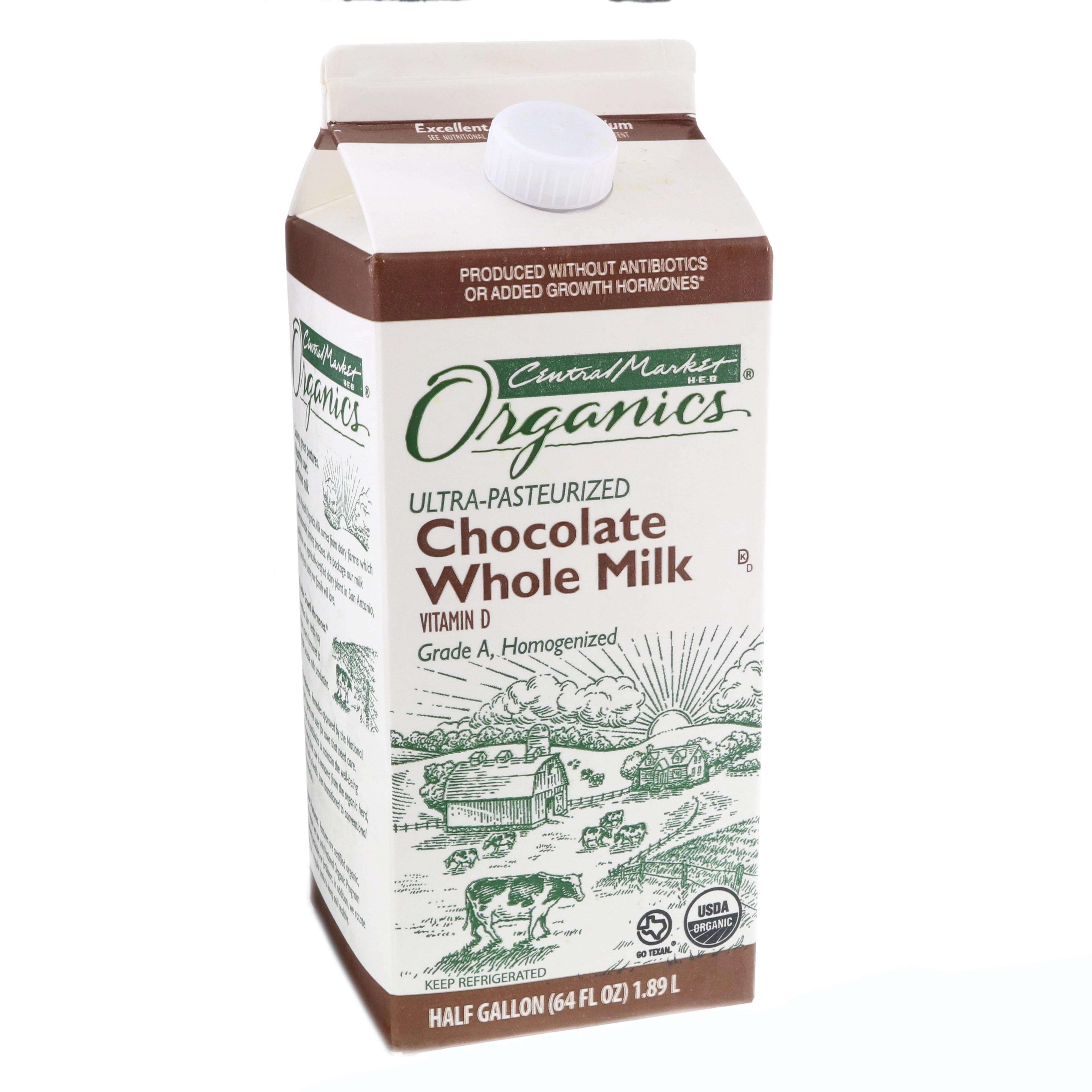 Central Market Organics Chocolate Milk Shop Milk at HEB