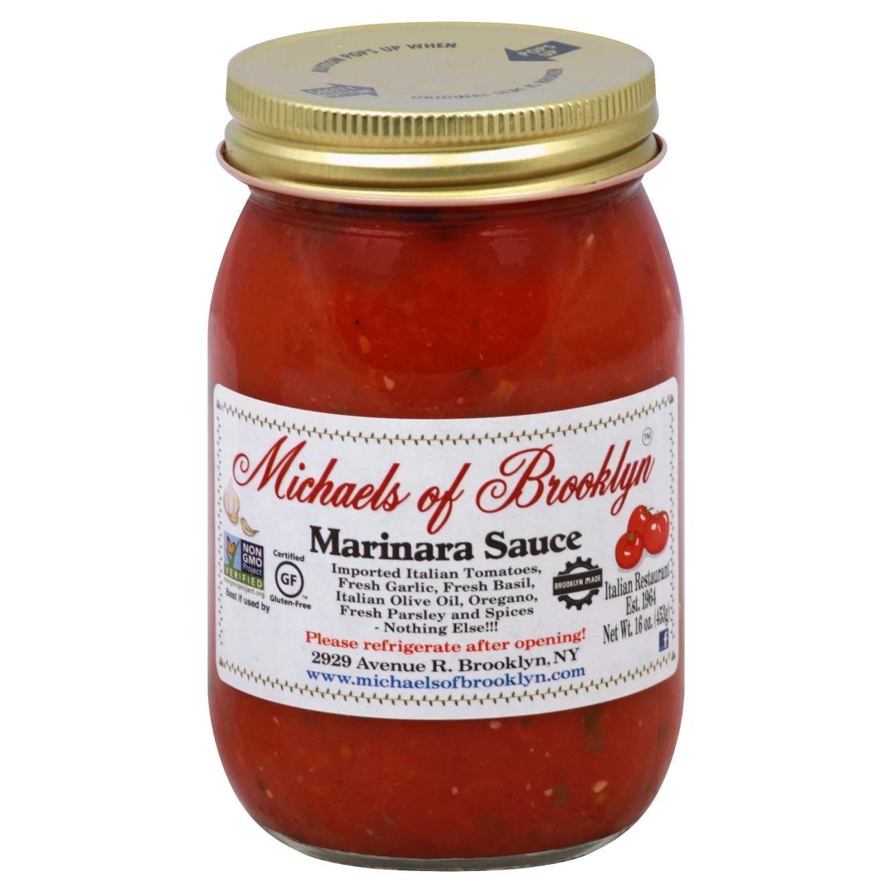 Michaels Of Brooklyn Marinara Sauce Shop Sauces & Marinades at HEB