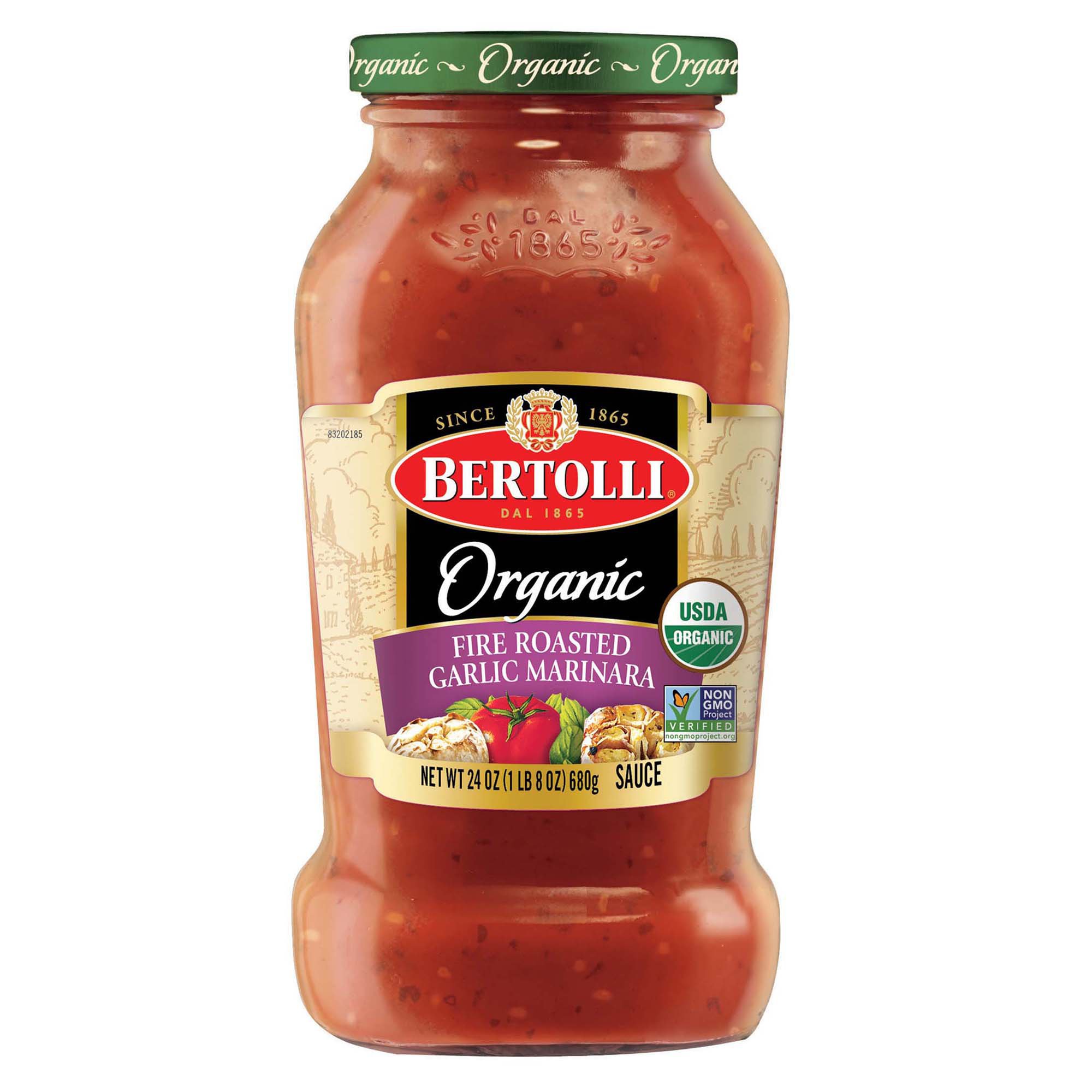 Bertolli Organic Fire Roasted Garlic Marinara Pasta Sauce Shop Pasta
