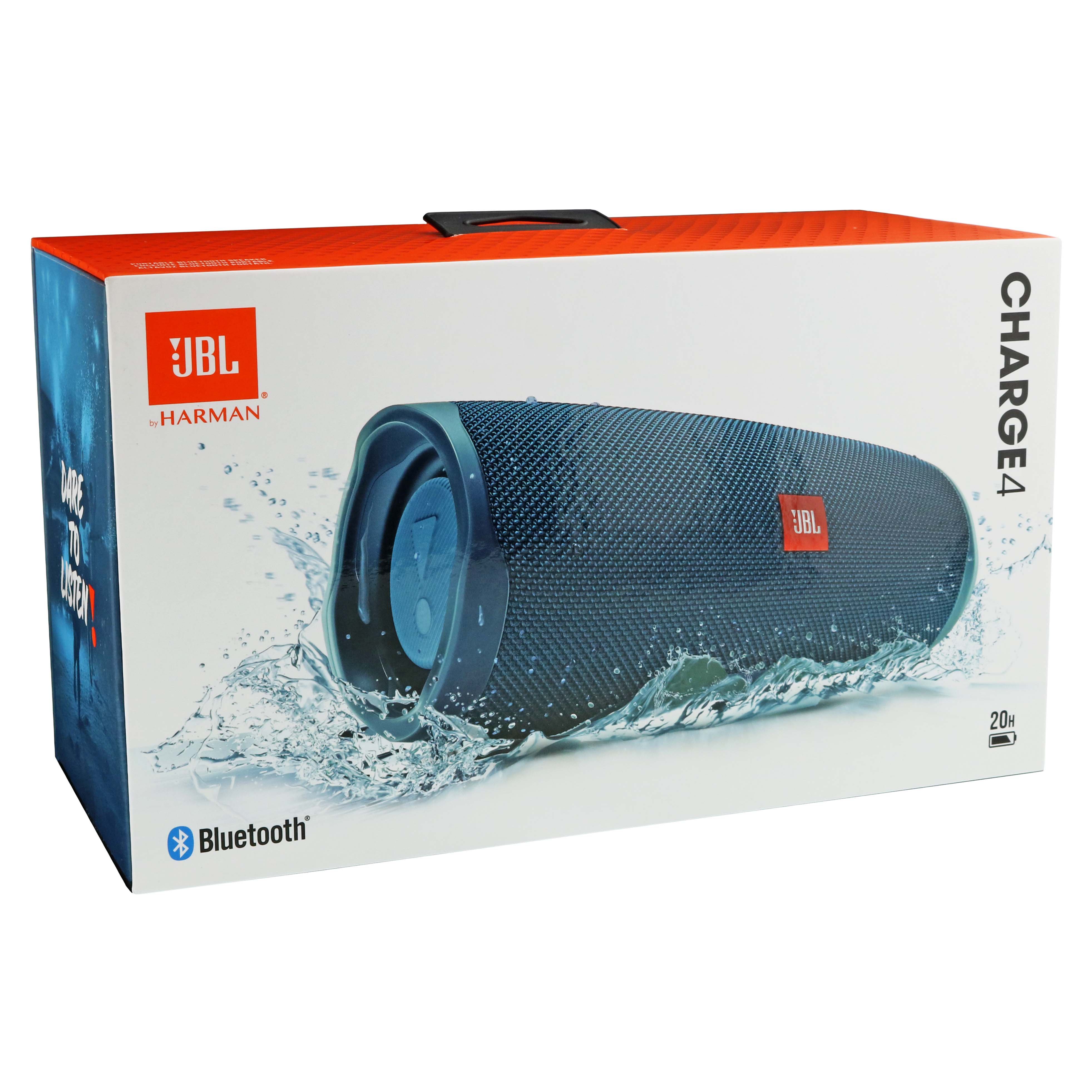 JBL Charge 4 Bluetooth Speaker Blue Shop Audio at HEB