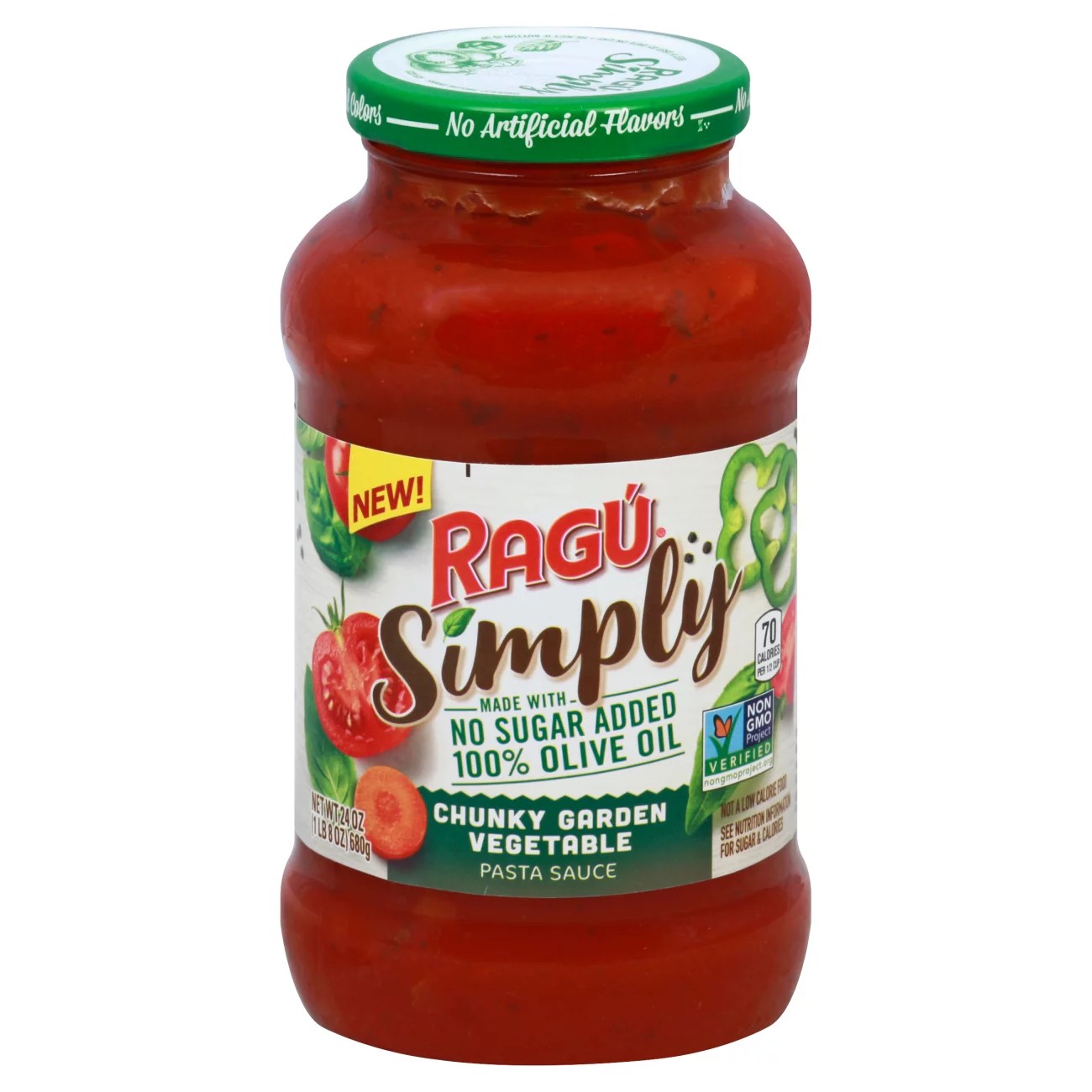 Ragu Simply Chunky Garden Vegetable Pasta Sauce Shop Pasta Sauces at