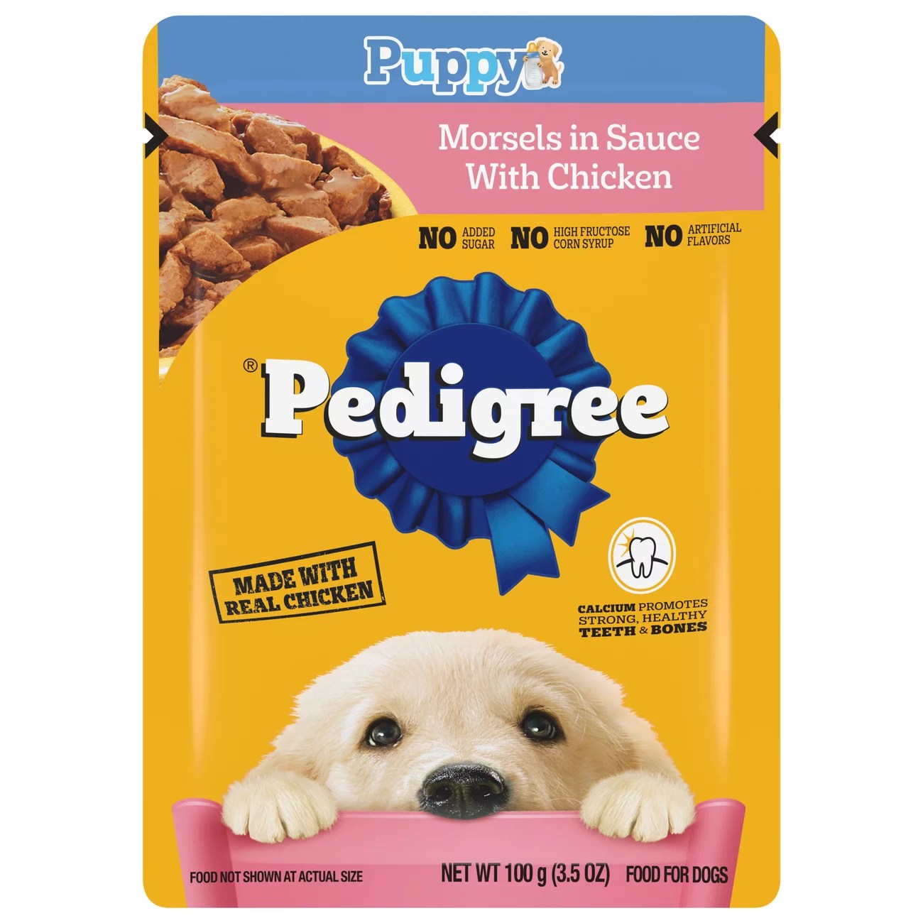 Pedigree Morsels in Sauce with Chicken Wet Puppy Food Shop Dogs at HEB