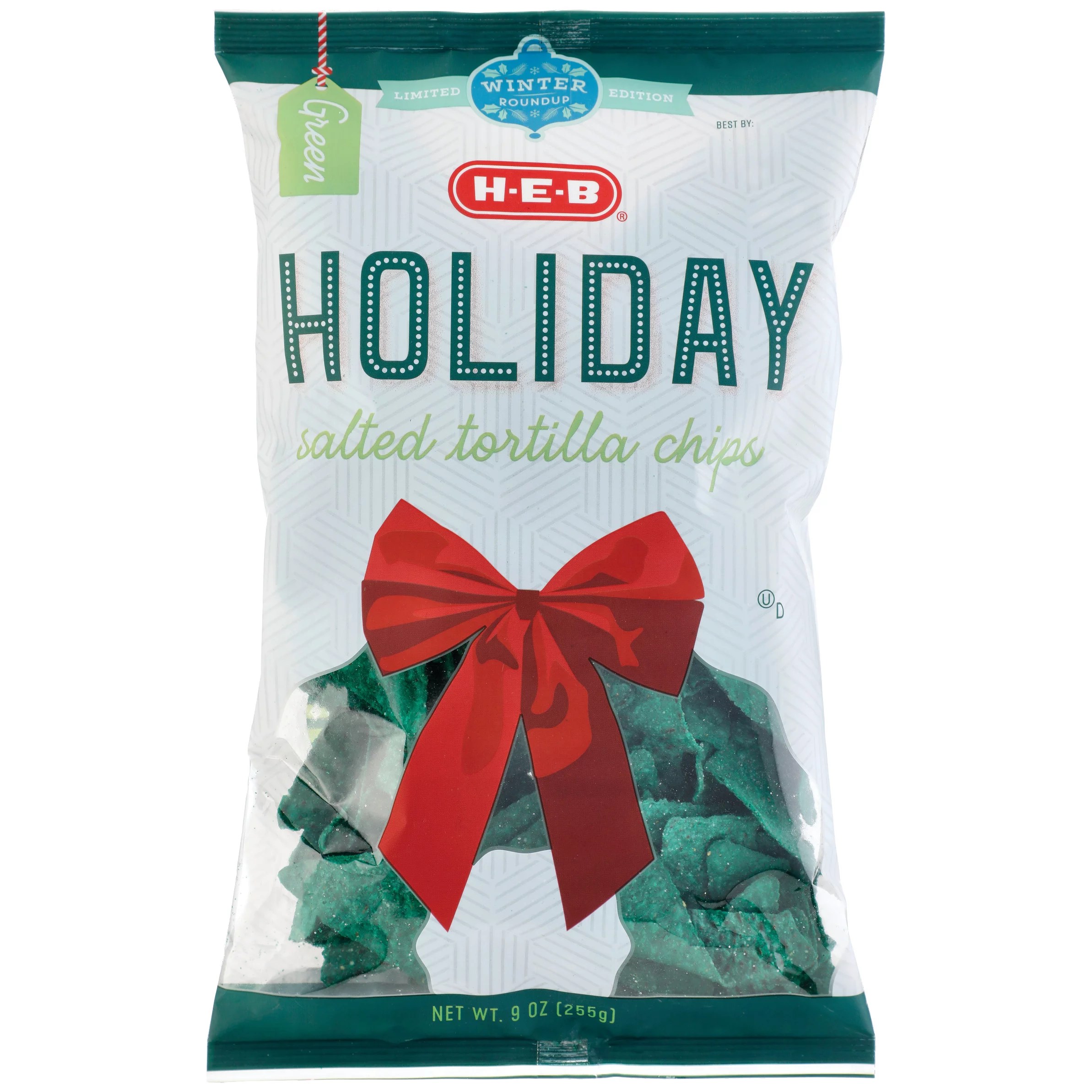 HEB Holiday Green & Red Salted Tortilla Chips Shop Chips at HEB