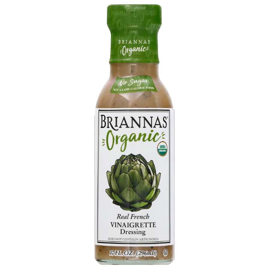 Briannas Organic Organic Real French Vinaigrette Dressing Shop Salad