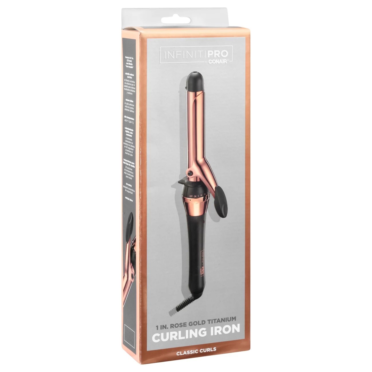 Conair InfinitiPRO Rose Gold Titanium 1 Inch Curling Iron Shop Hair Care at HEB